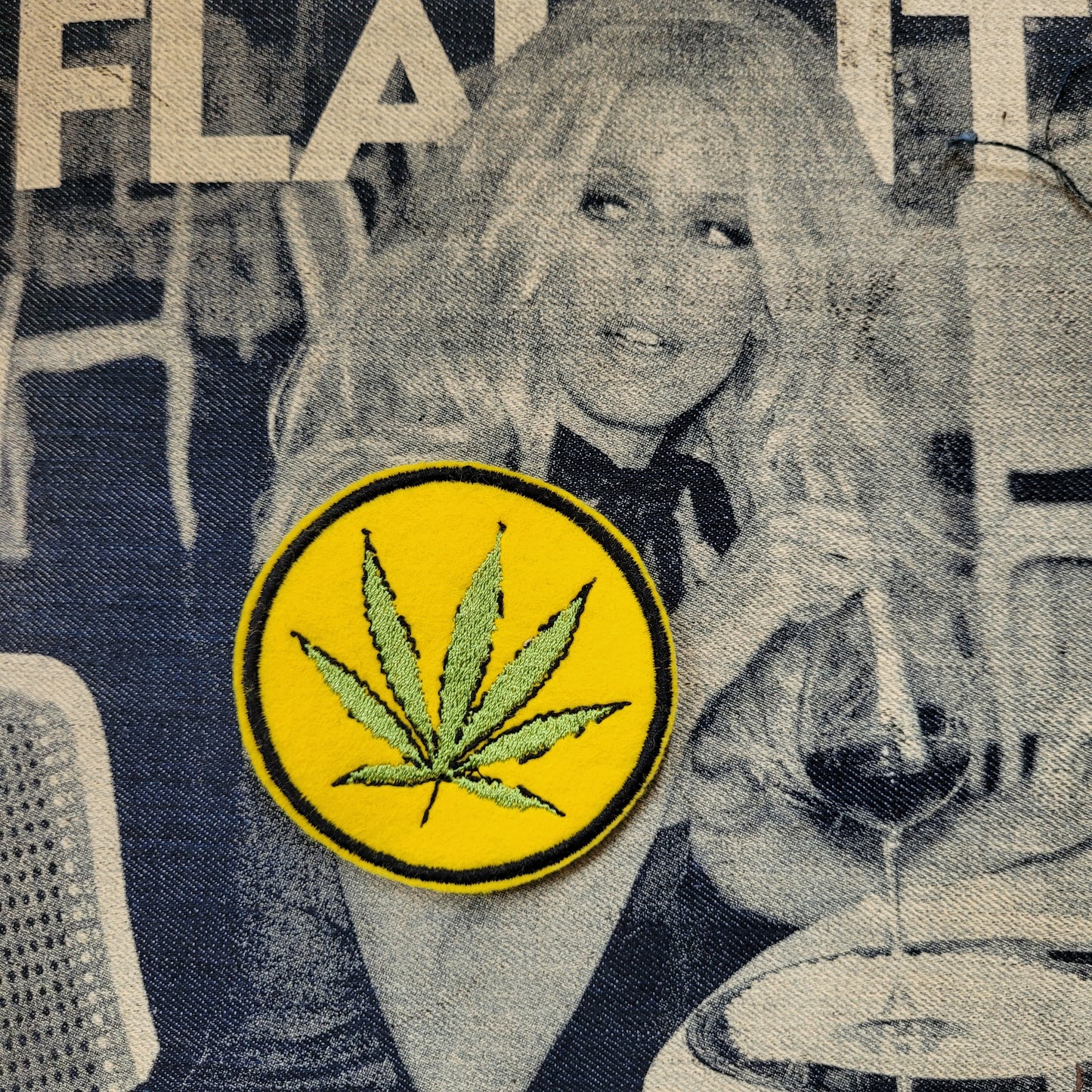 Patch Brodé  Canabis - PUNK & COTON