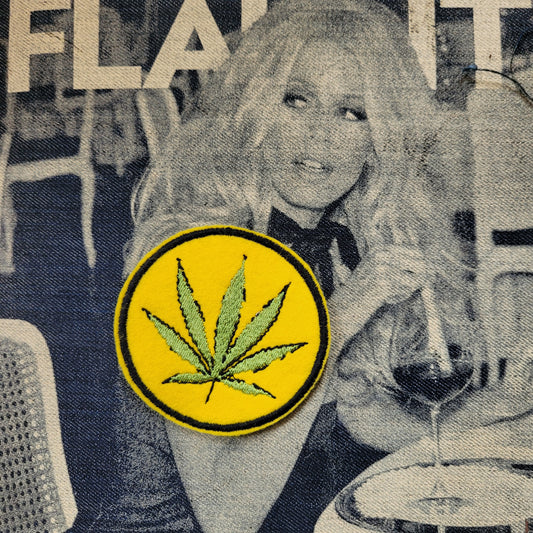 Patch Brodé  Canabis - PUNK & COTON