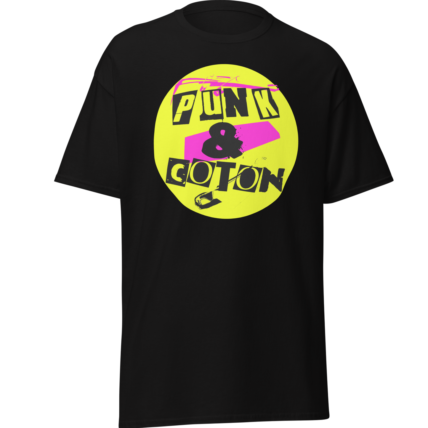 T-shirt PUNK and COTON original BLACK - PUNK & COTON