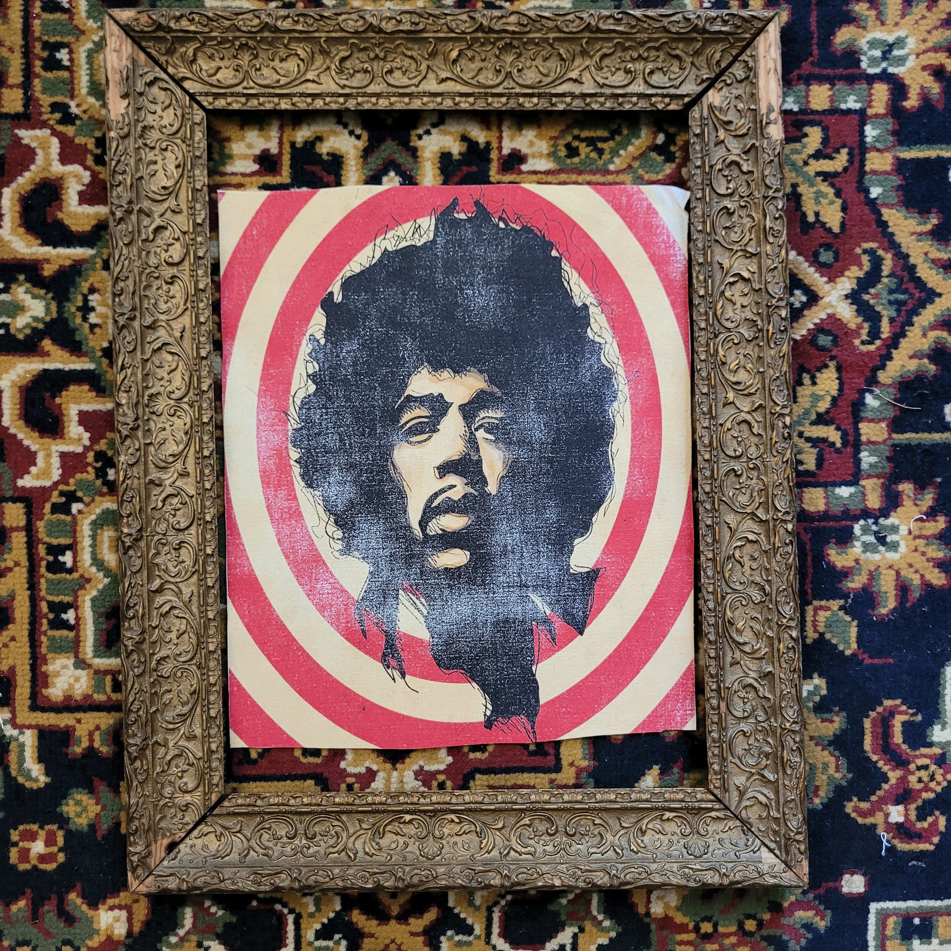 Backpatch "Jimi Hendrix" Psychedelic - PUNK & COTON