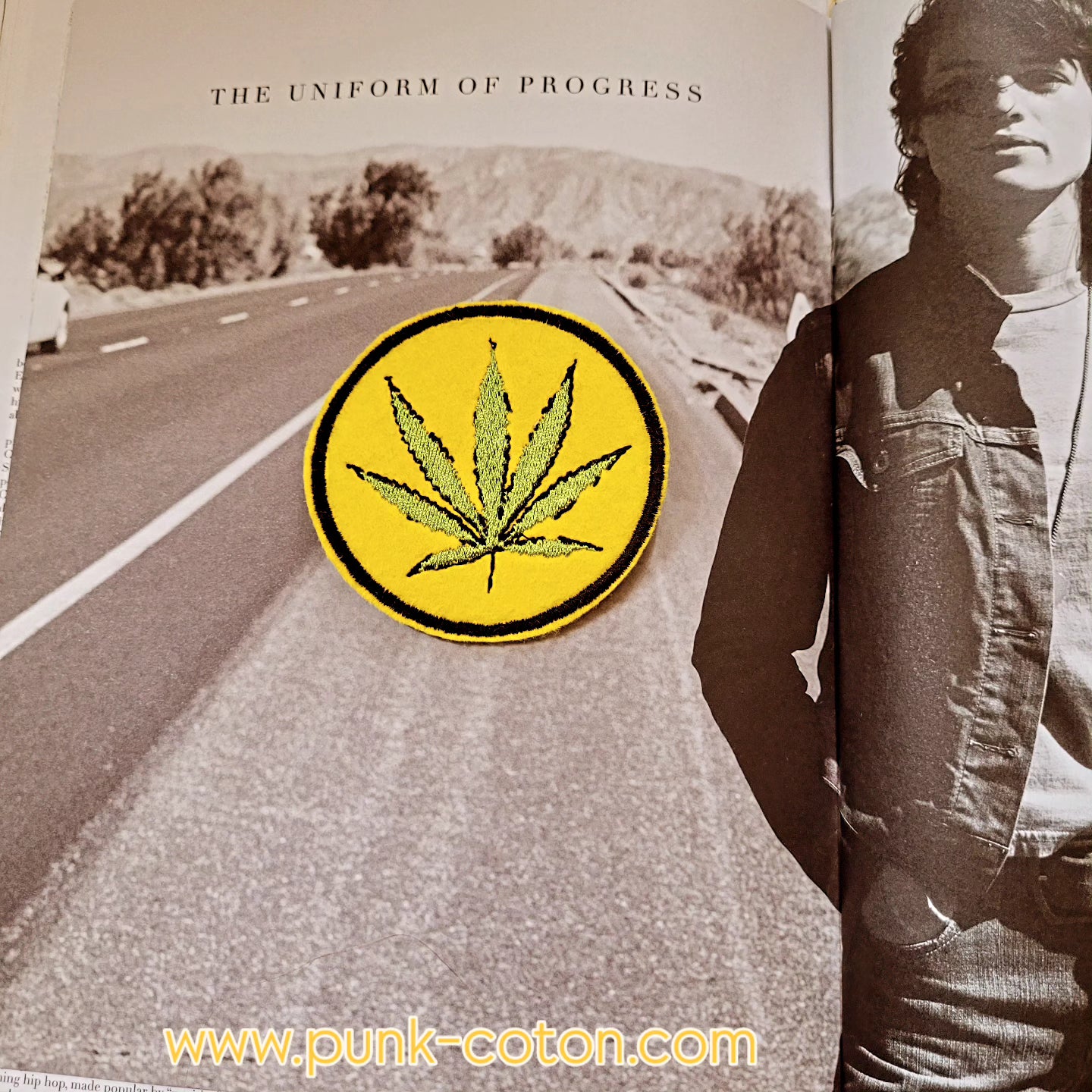 Patch Brodé  Canabis - PUNK & COTON