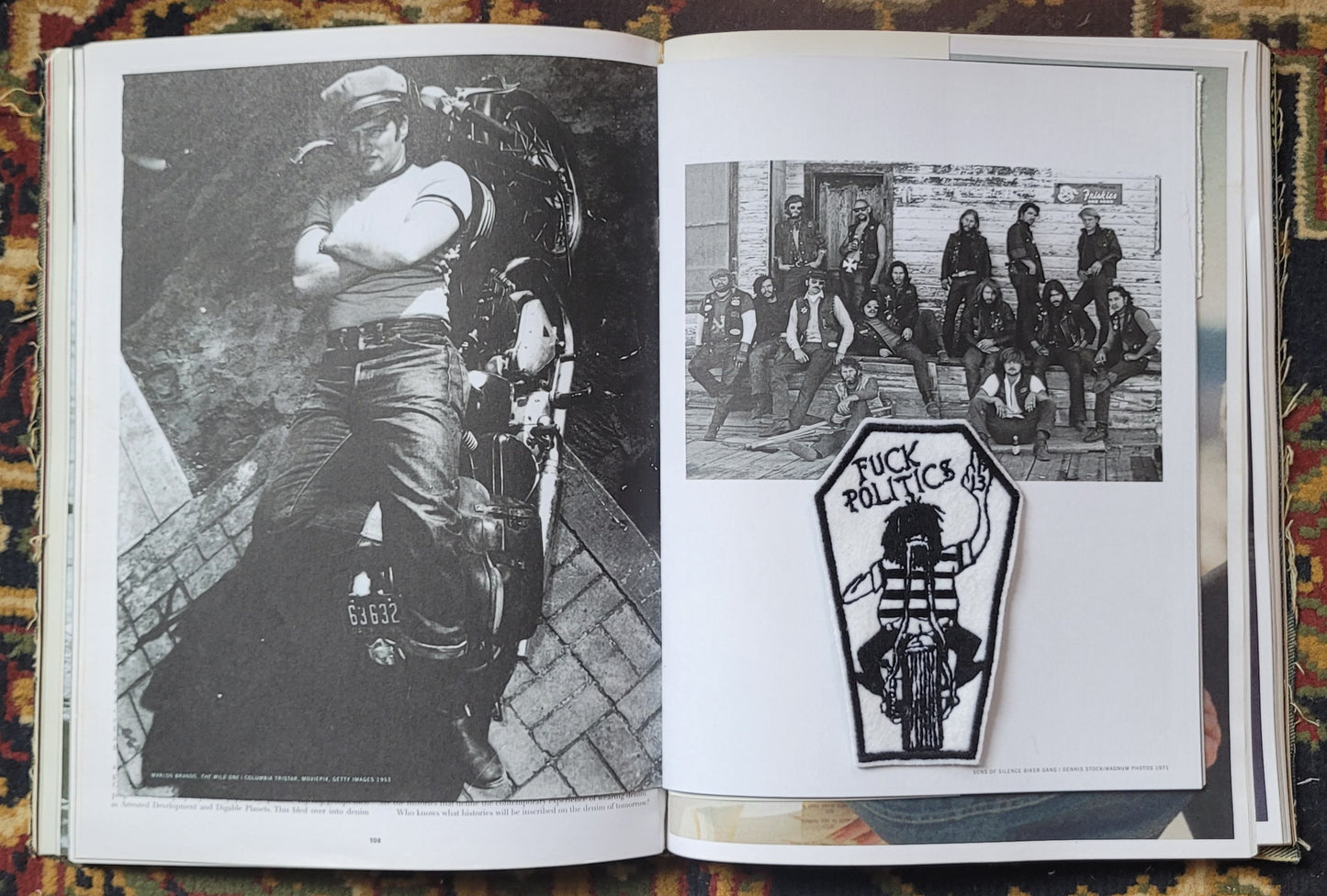 Patch Brodé Fuck Politics - PUNK & COTON