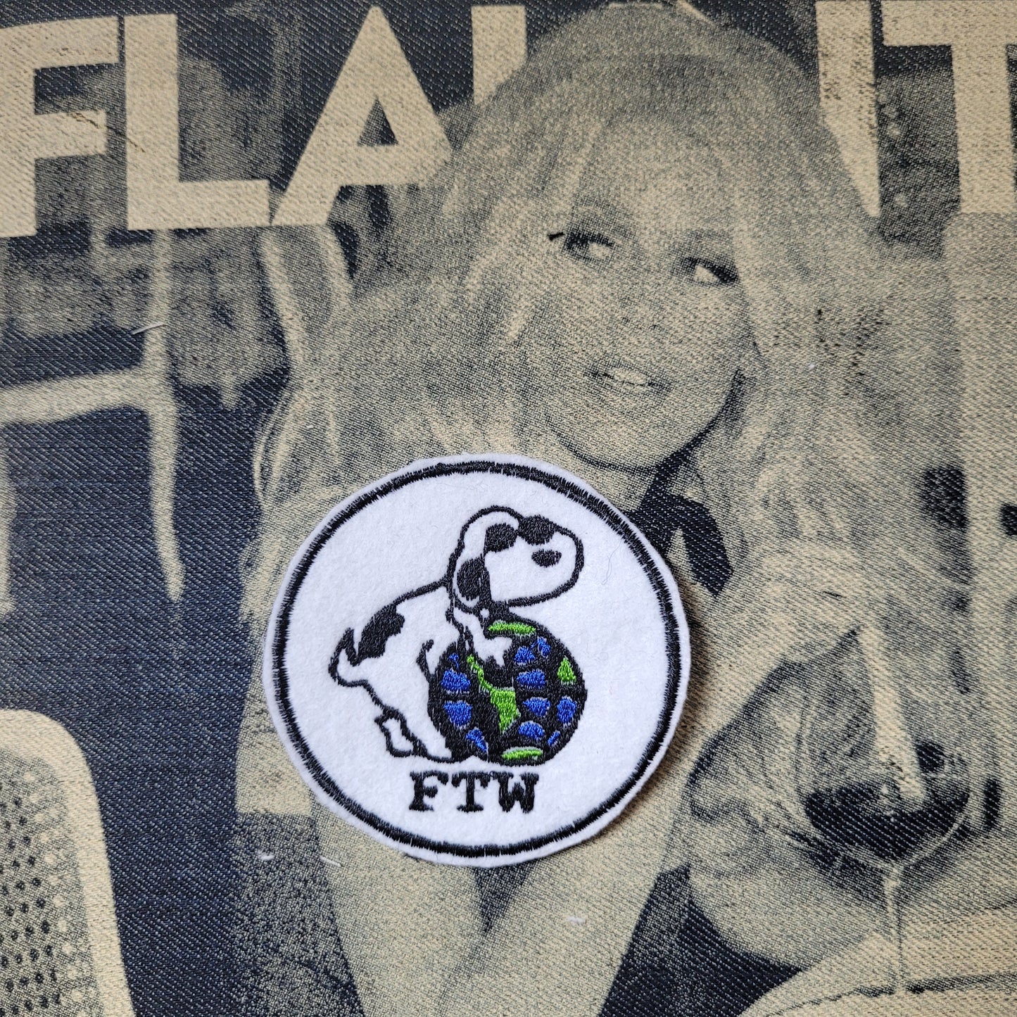 Patch Brodé Snoopy "Ftw" - PUNK & COTON