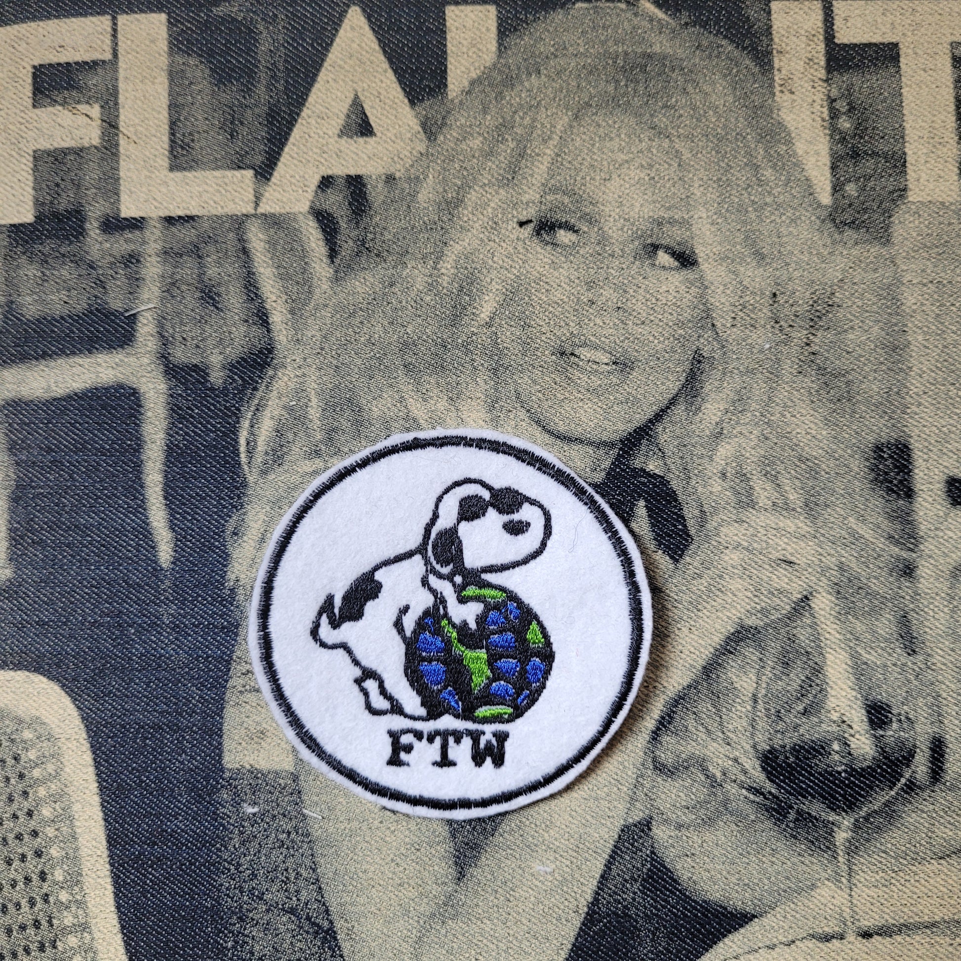 Patch Brodé Snoopy "Ftw" - PUNK & COTON