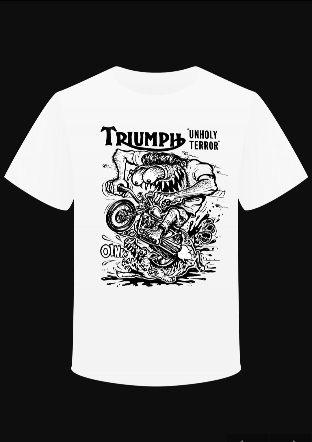 T-Shirt "Unholy Terror Triumph "Hommage à Ed Roth - PUNK & COTON