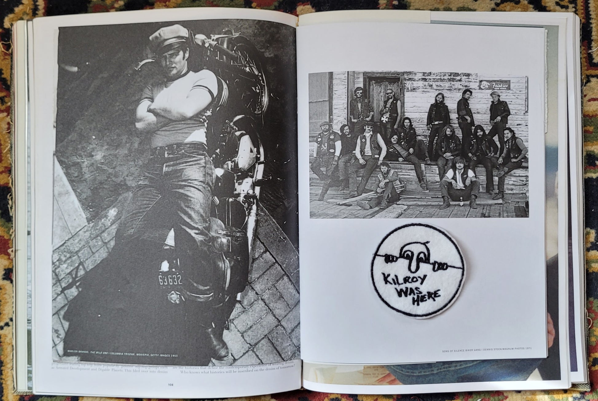 Patch Brodé Kilroy Was Here - PUNK & COTON