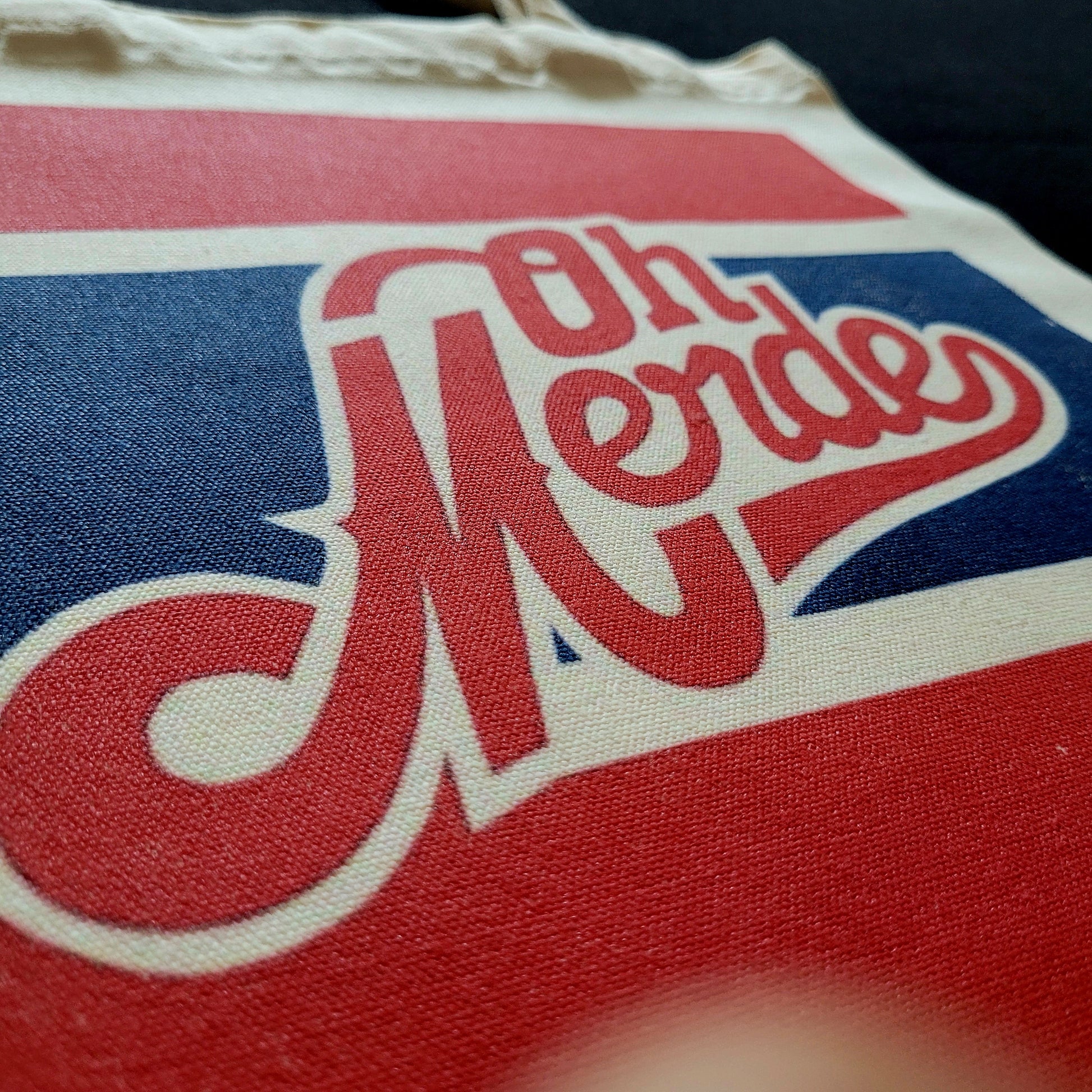 Eco Tote Bag "OH MERDE" - PUNK & COTON