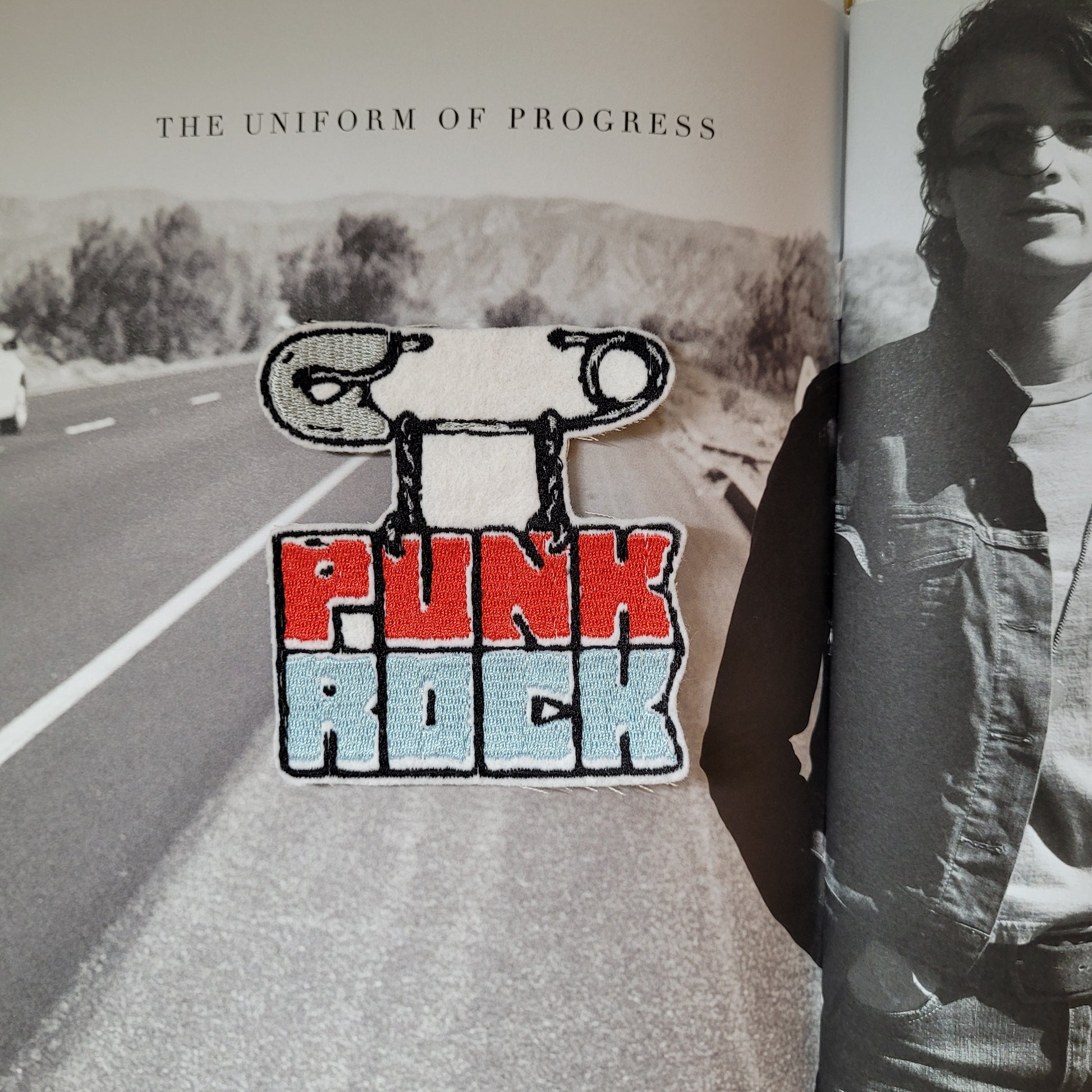 Patch Brodé / Ecusson PUNK ROCK - PUNK & COTON