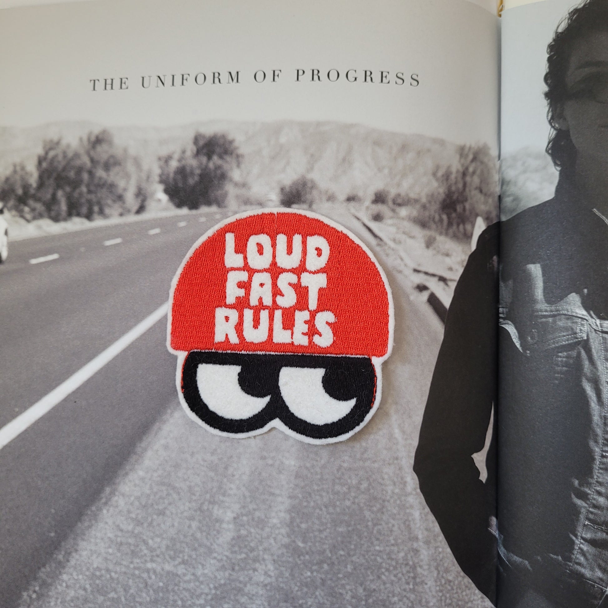 Patch Brodé Loud Fast Rules Eyes - PUNK & COTON