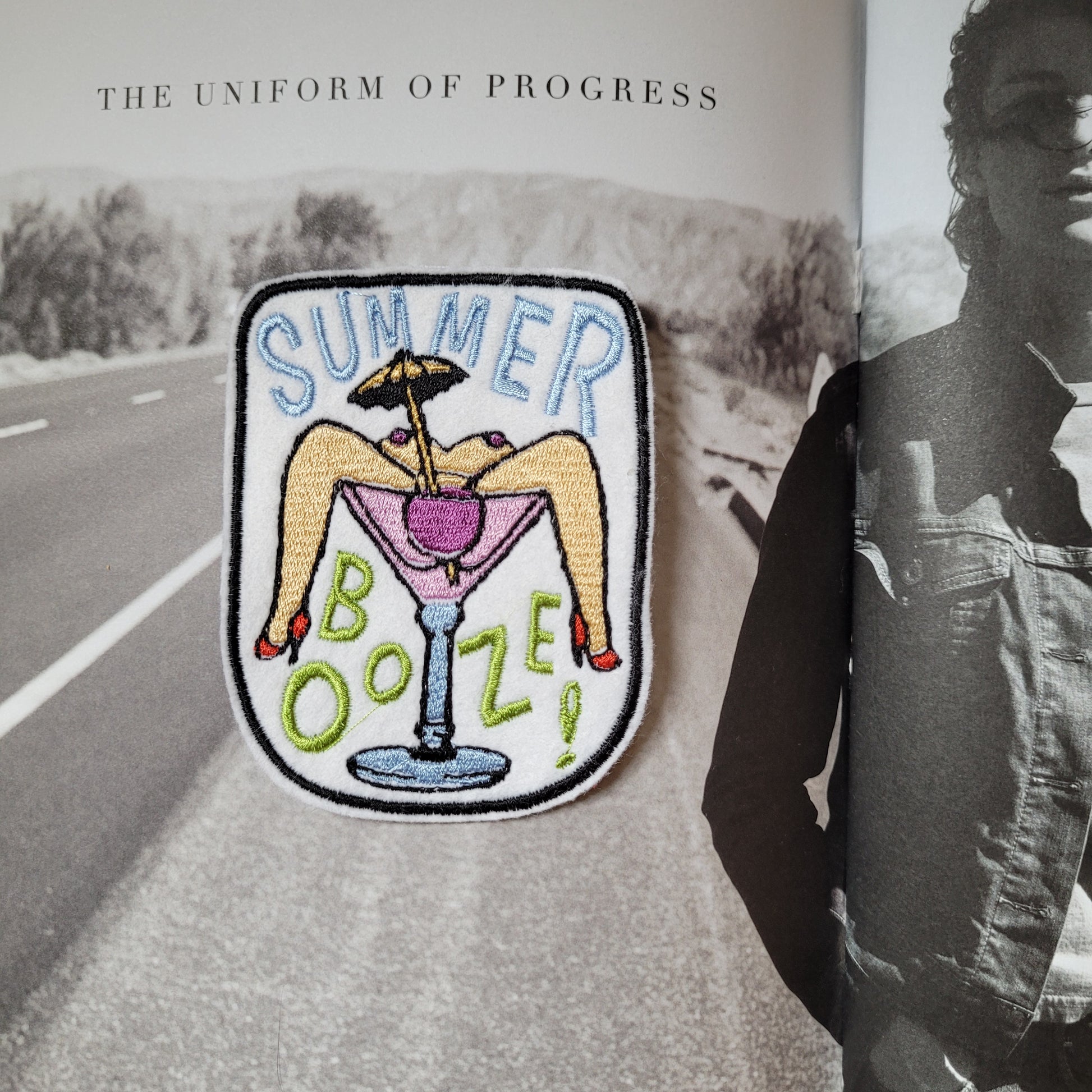 Patch brodé "Summer booze" - PUNK & COTON