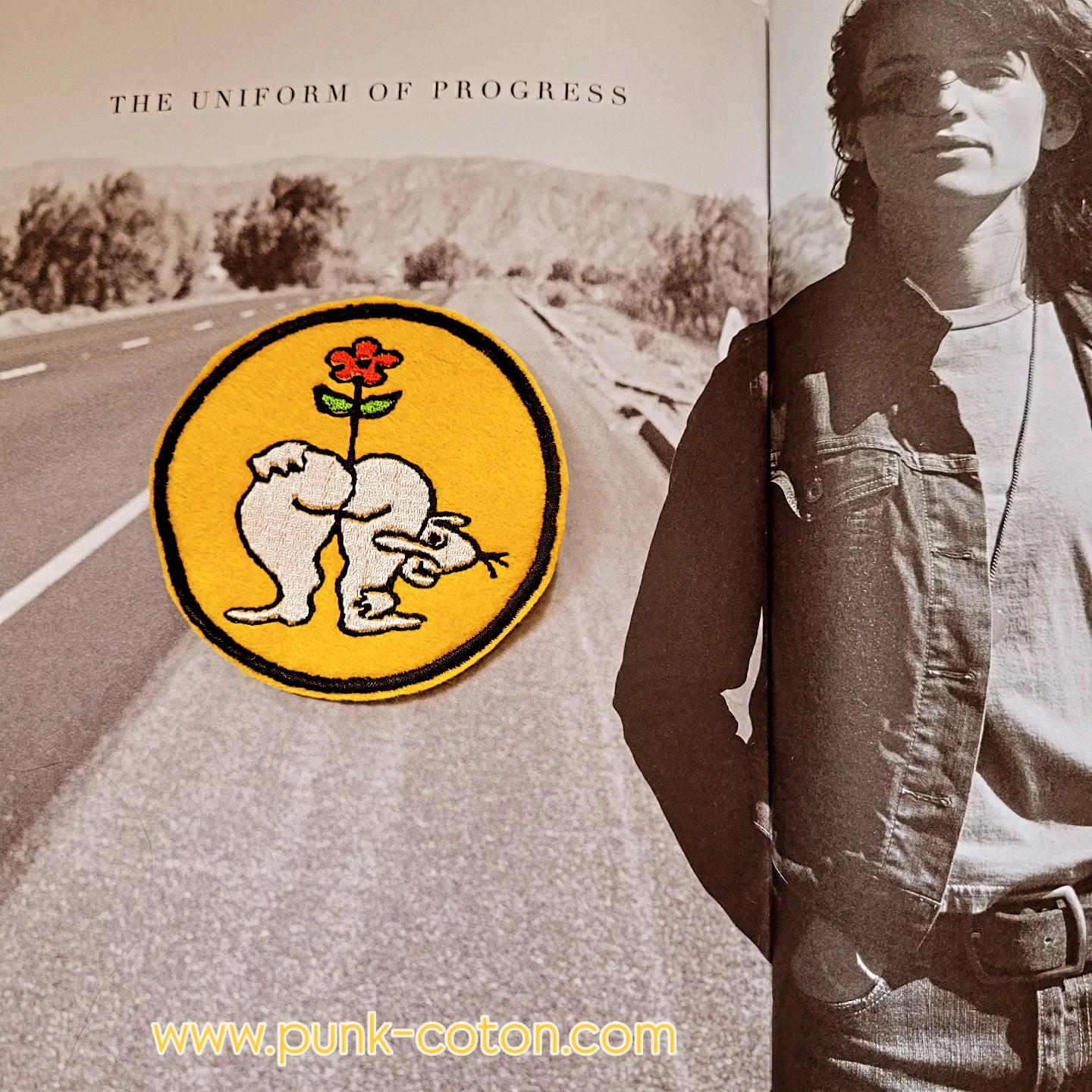 Patch Brodé Flower Power - PUNK & COTON