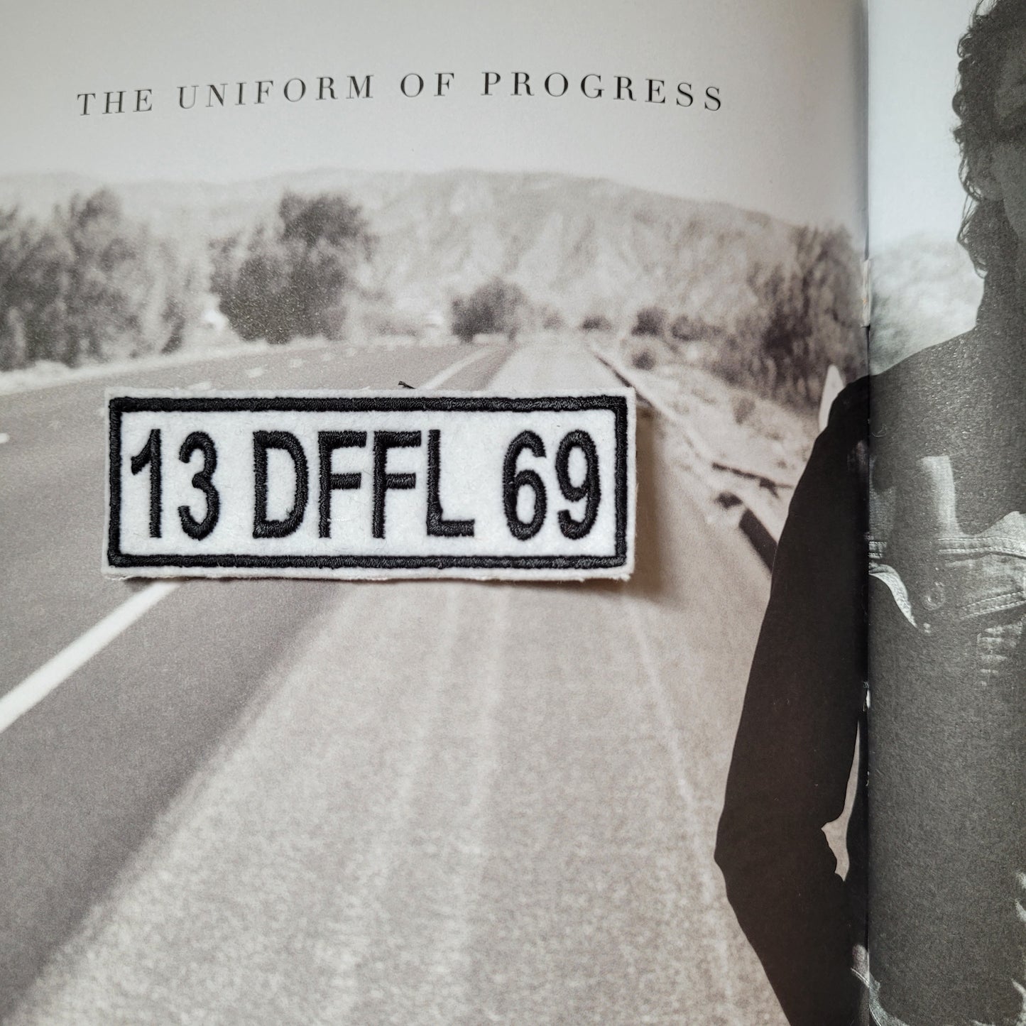 Patch Brodé 13 DFFL 69 (Version Blanc) - PUNK & COTON