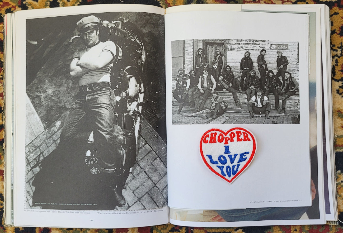 Patch Brodé Choper I Love You - PUNK & COTON