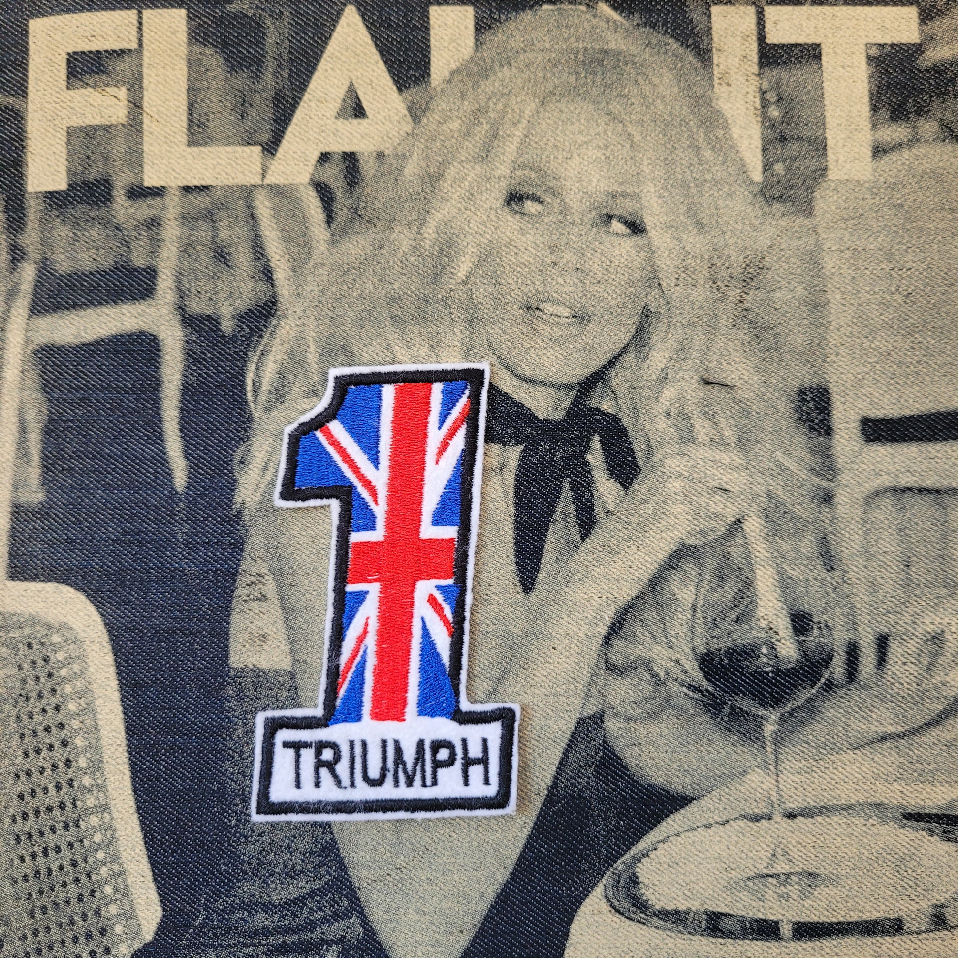 Patch Brodé Number ONE Triumph - PUNK & COTON