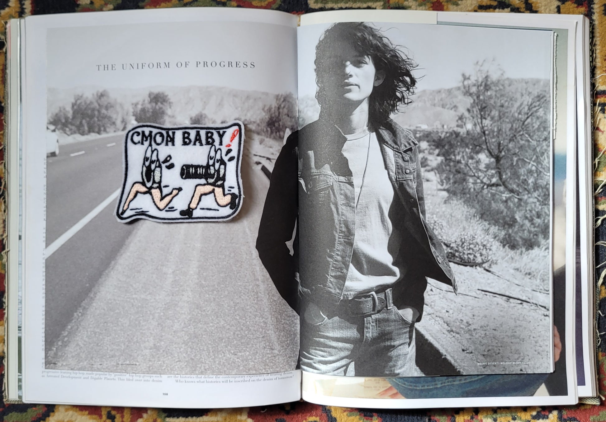 Patch brodé "C'mon baby!" Boulon / Écrou - PUNK & COTON