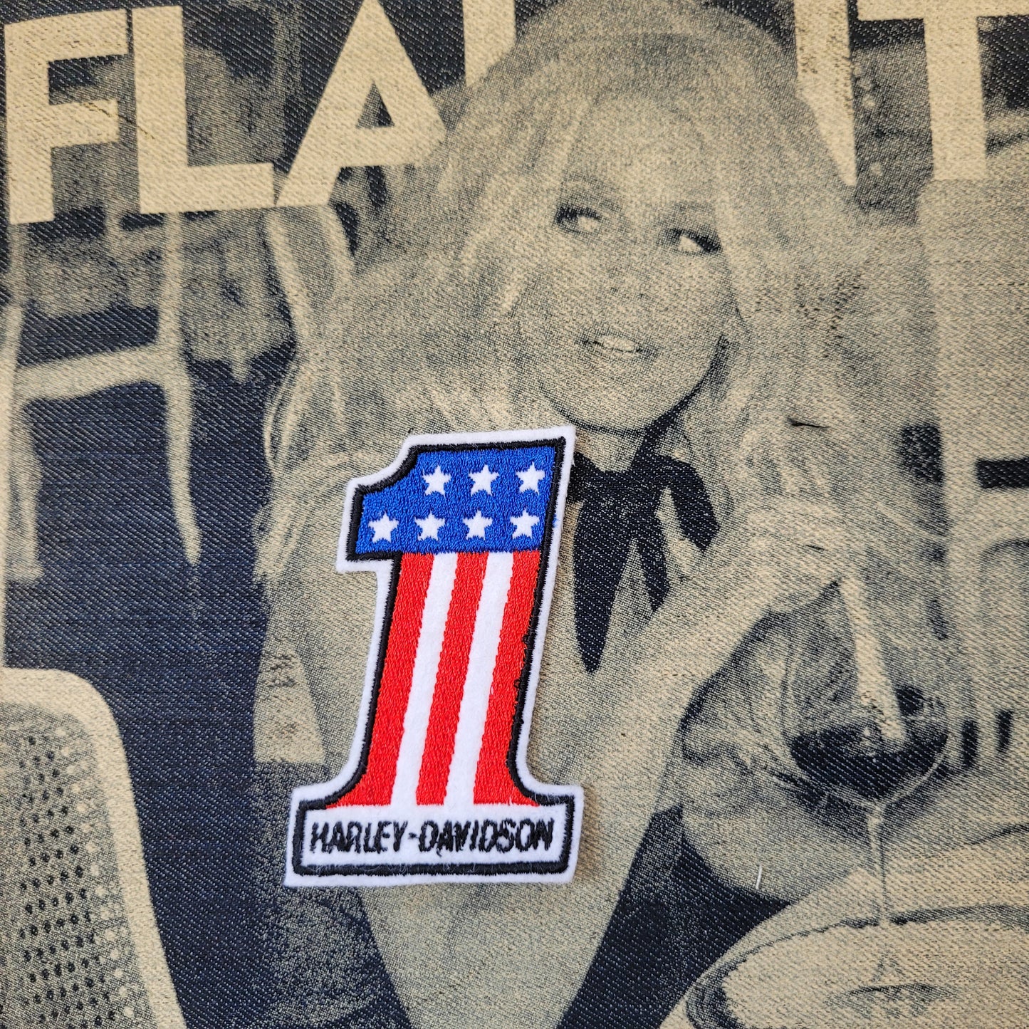 Patch Brodé Number One Harley - PUNK & COTON