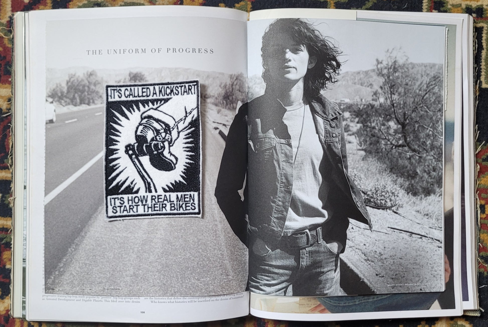 Patch  Brodé Kickstart - PUNK & COTON