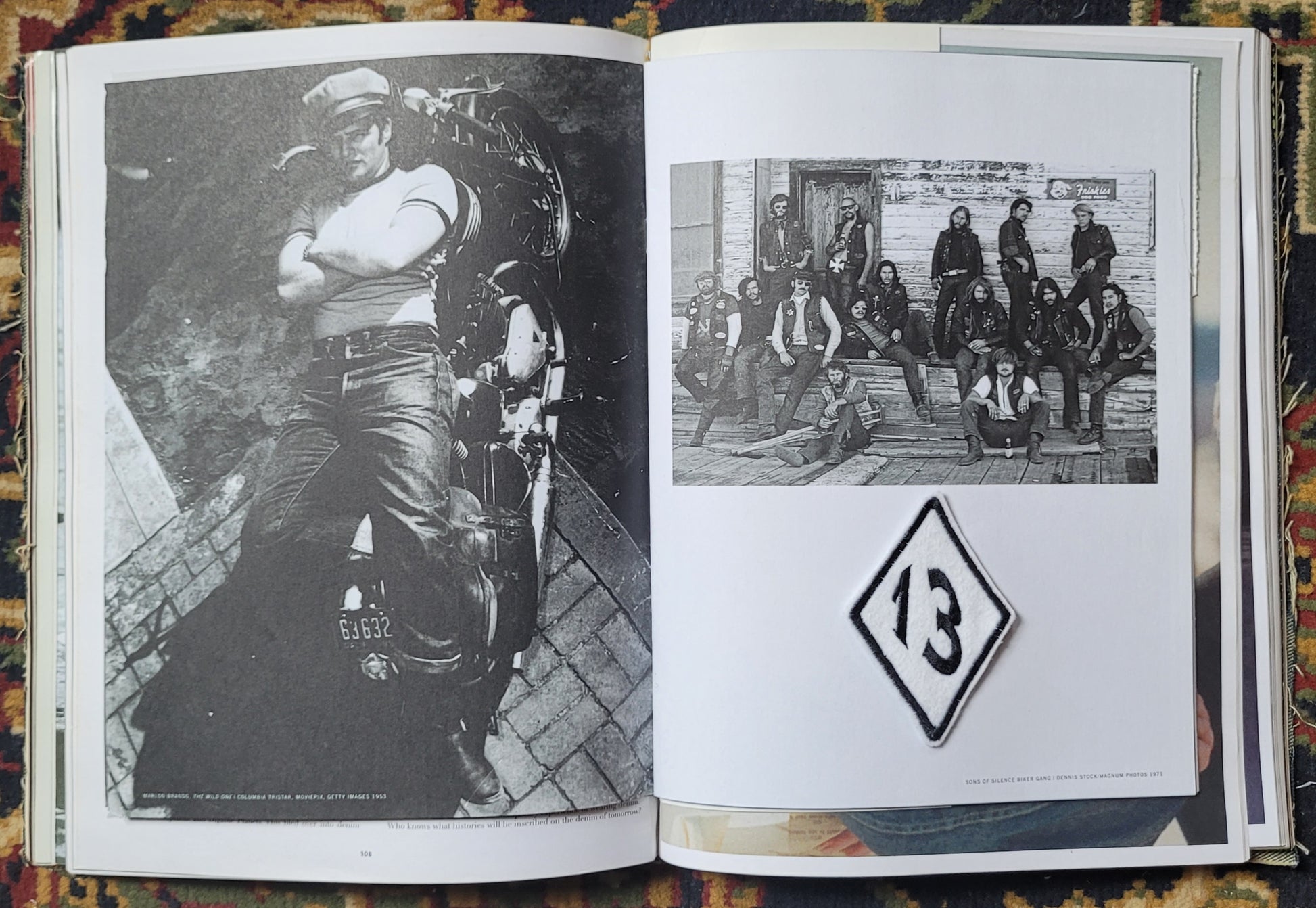 Patch Brodé 13 LOSANGE (Version Blanche) - PUNK & COTON