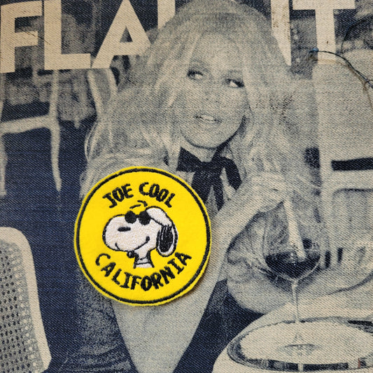 Patch Brodé Snoopy "Joe  Cool Caliornia" - PUNK & COTON