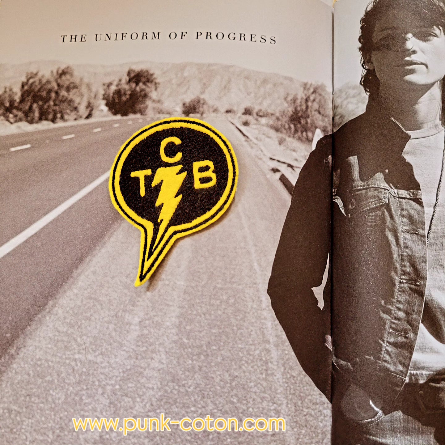 Patch Brodé TCB ( Take Care of Business) - PUNK & COTON