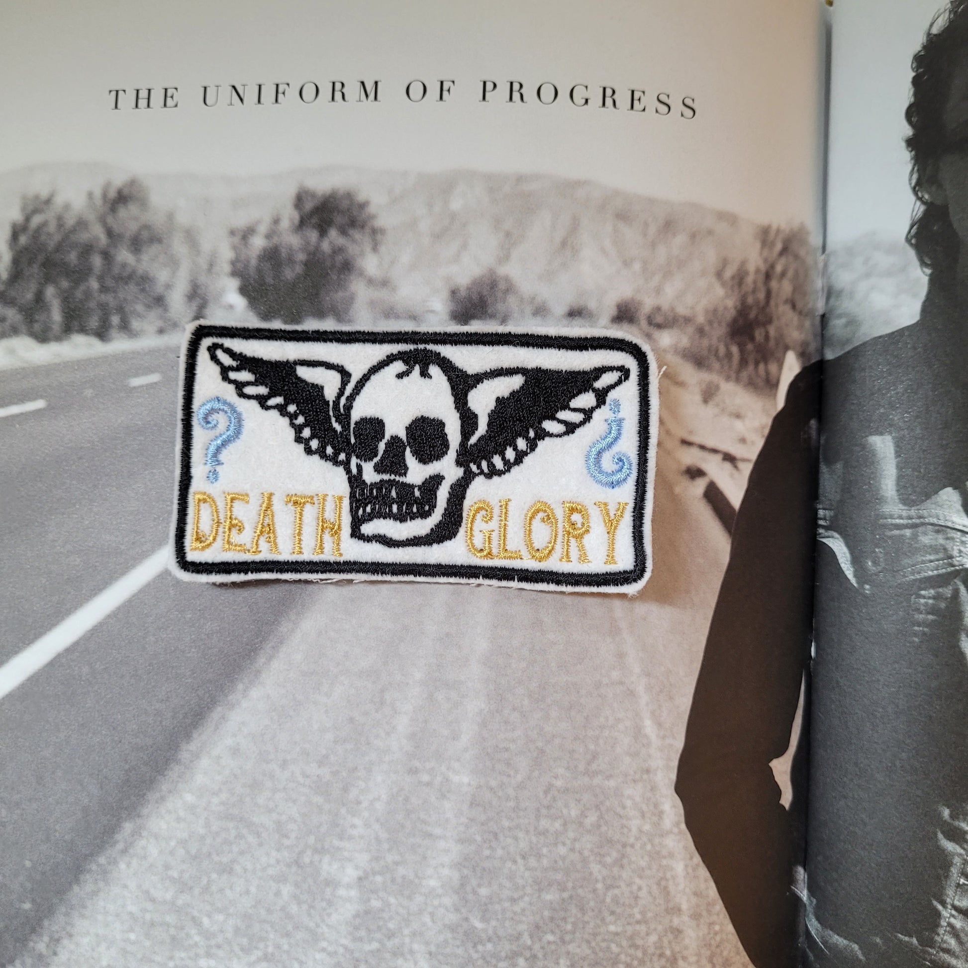 Patch brodé "Death or glory" - PUNK & COTON