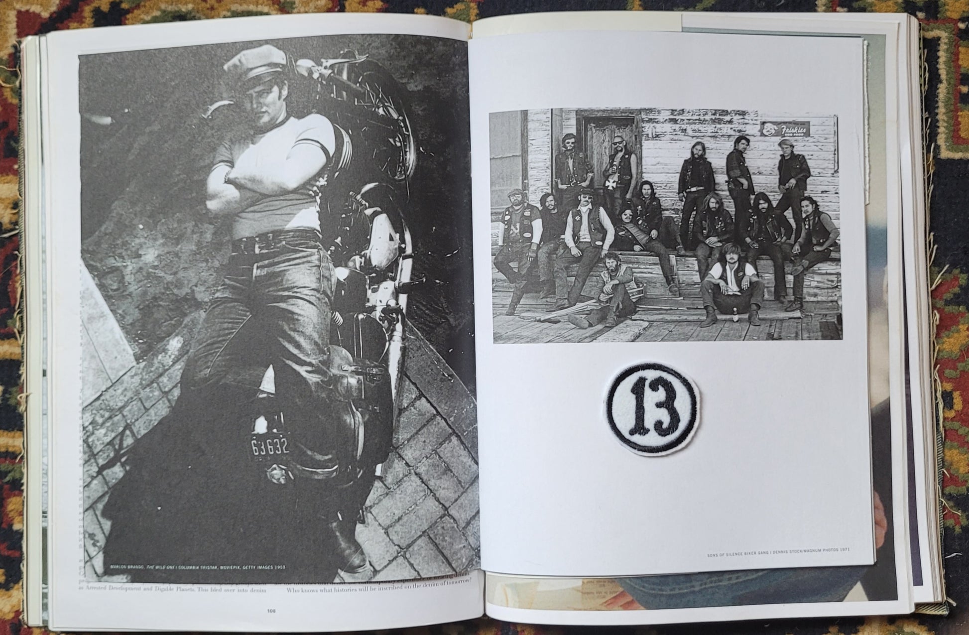 Patch Brodé 13 ( Petit Modele Fond Blanc) - PUNK & COTON