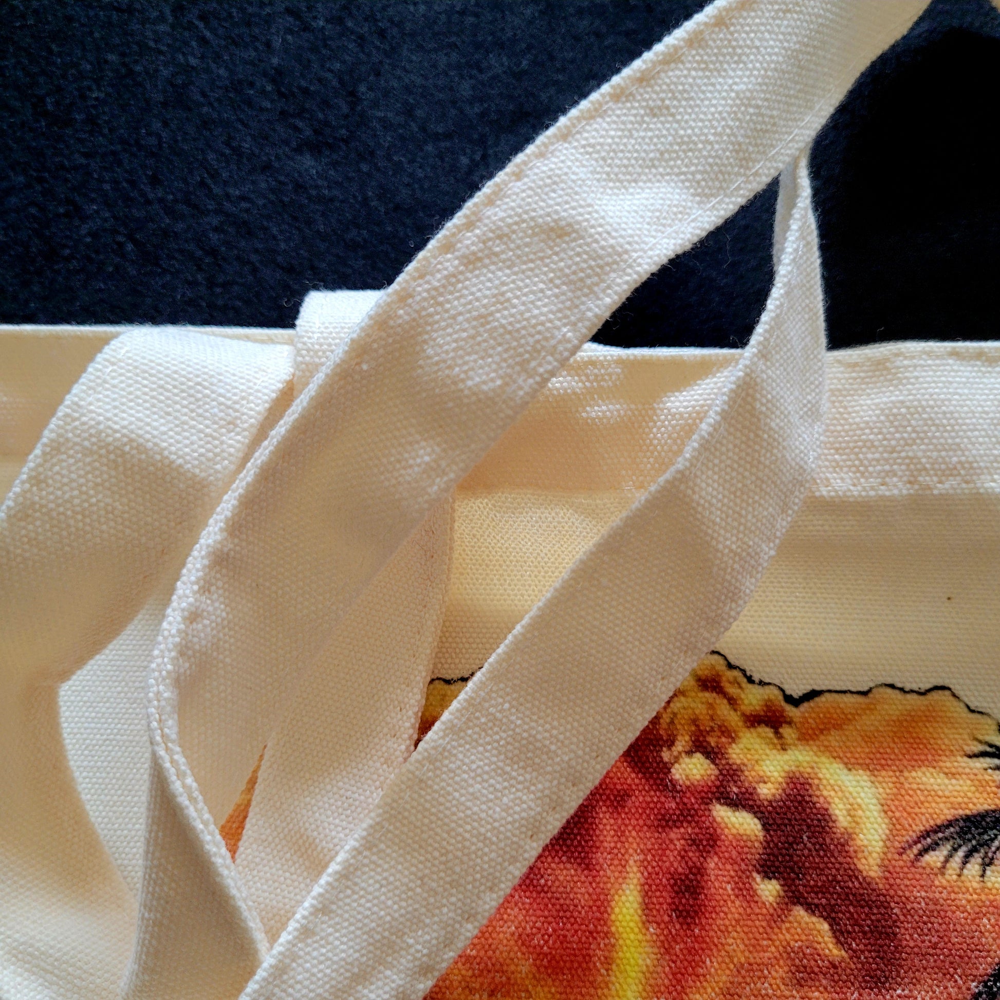 Eco Tote Bag "ALOHA HAWAÏ OLD GUYS RULE" old school design - PUNK & COTON