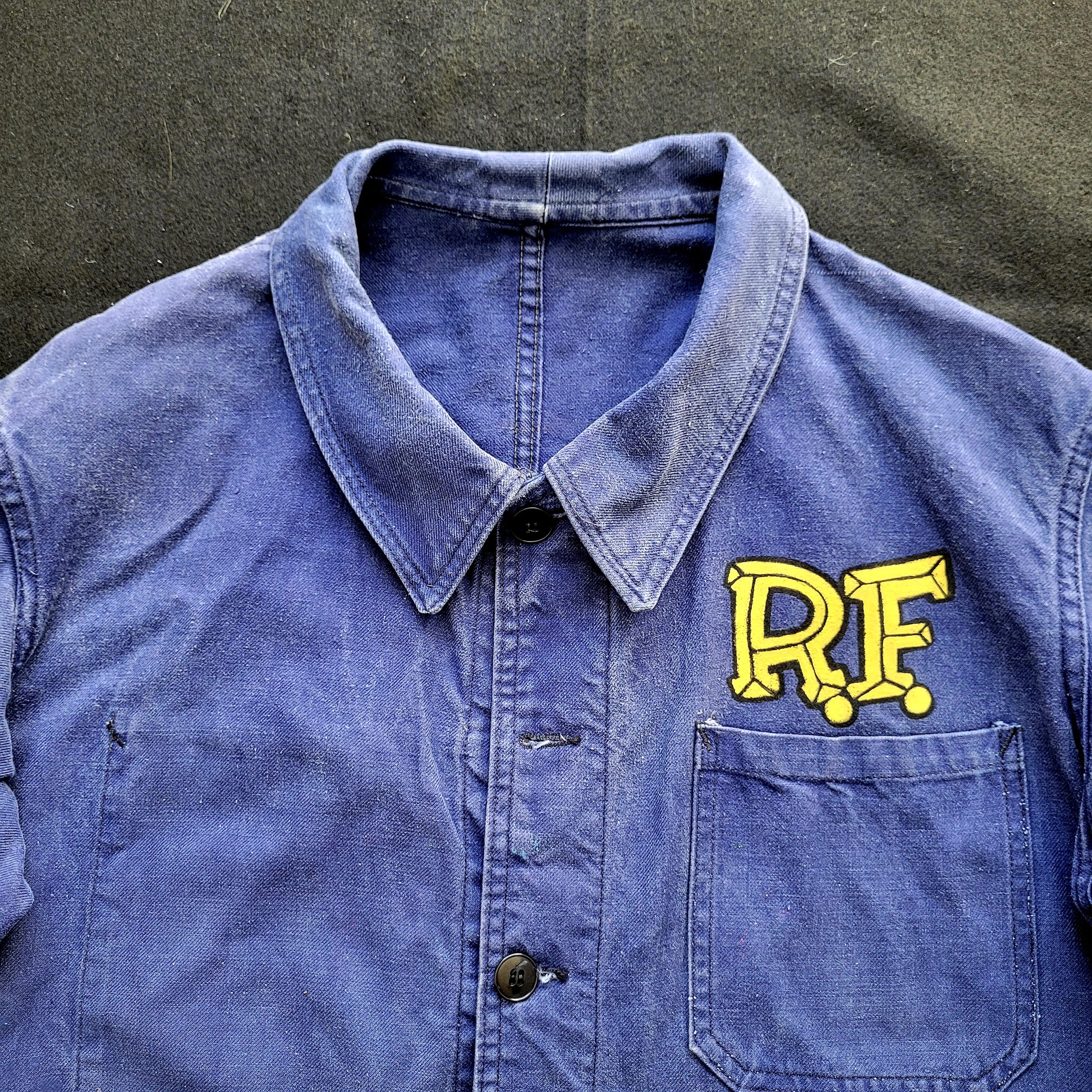 In loving memory of ED "Big Daddy" Roth handpainted french 70s jacket Rat Fink Hotrod California - PUNK & COTON