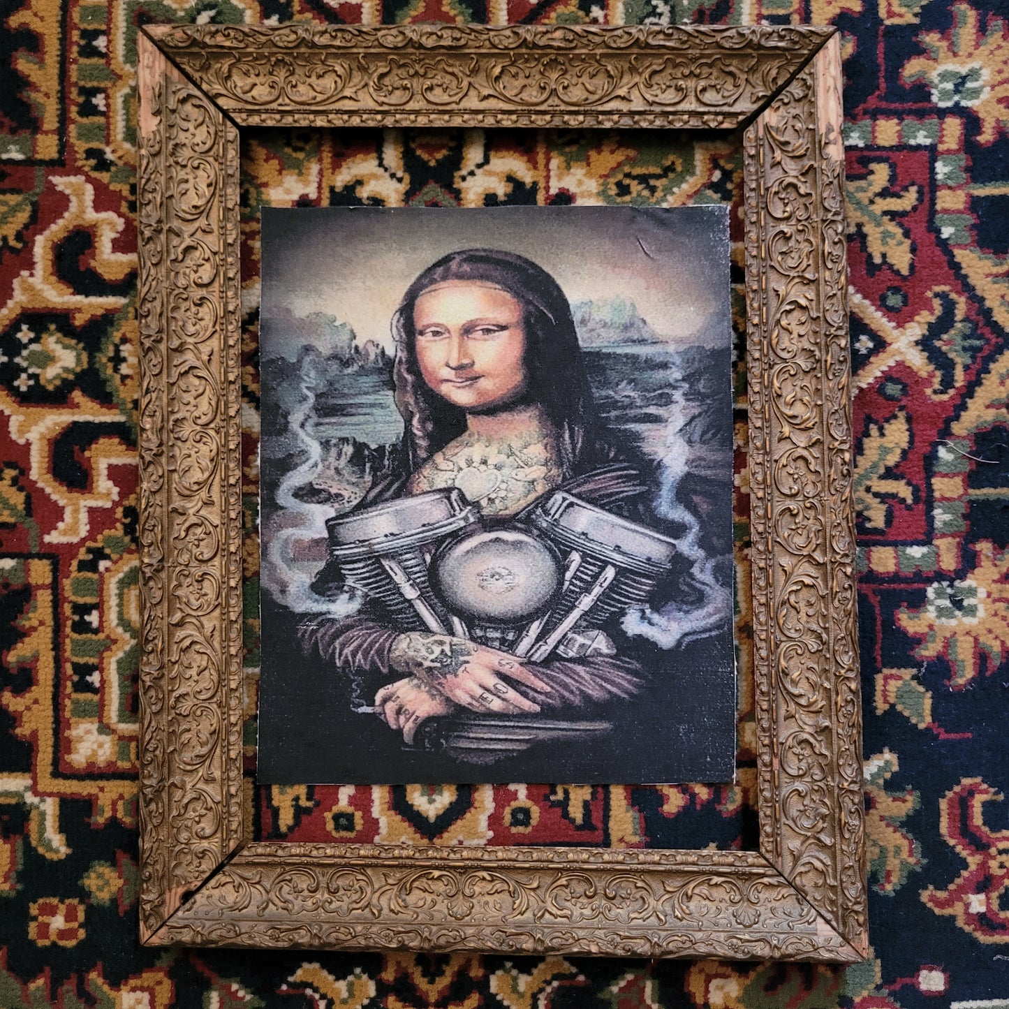 Backpatch "La Joconde Motorcycle" - PUNK & COTON