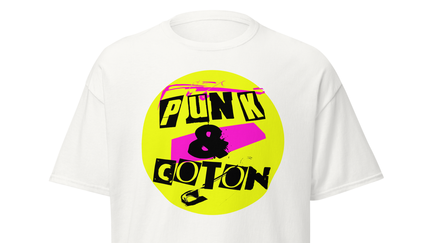 T-shirt PUNK and COTON original WHITE - PUNK & COTON