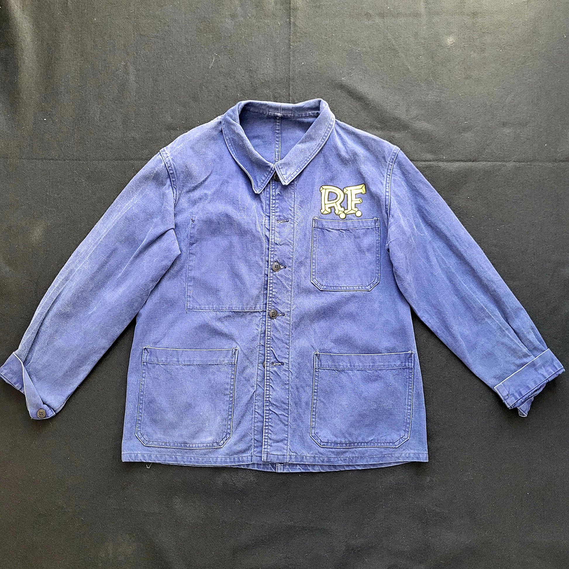 In loving memory of ED "Big Daddy" Roth handpainted french 70s jacket Rat Fink Hotrod California - PUNK & COTON