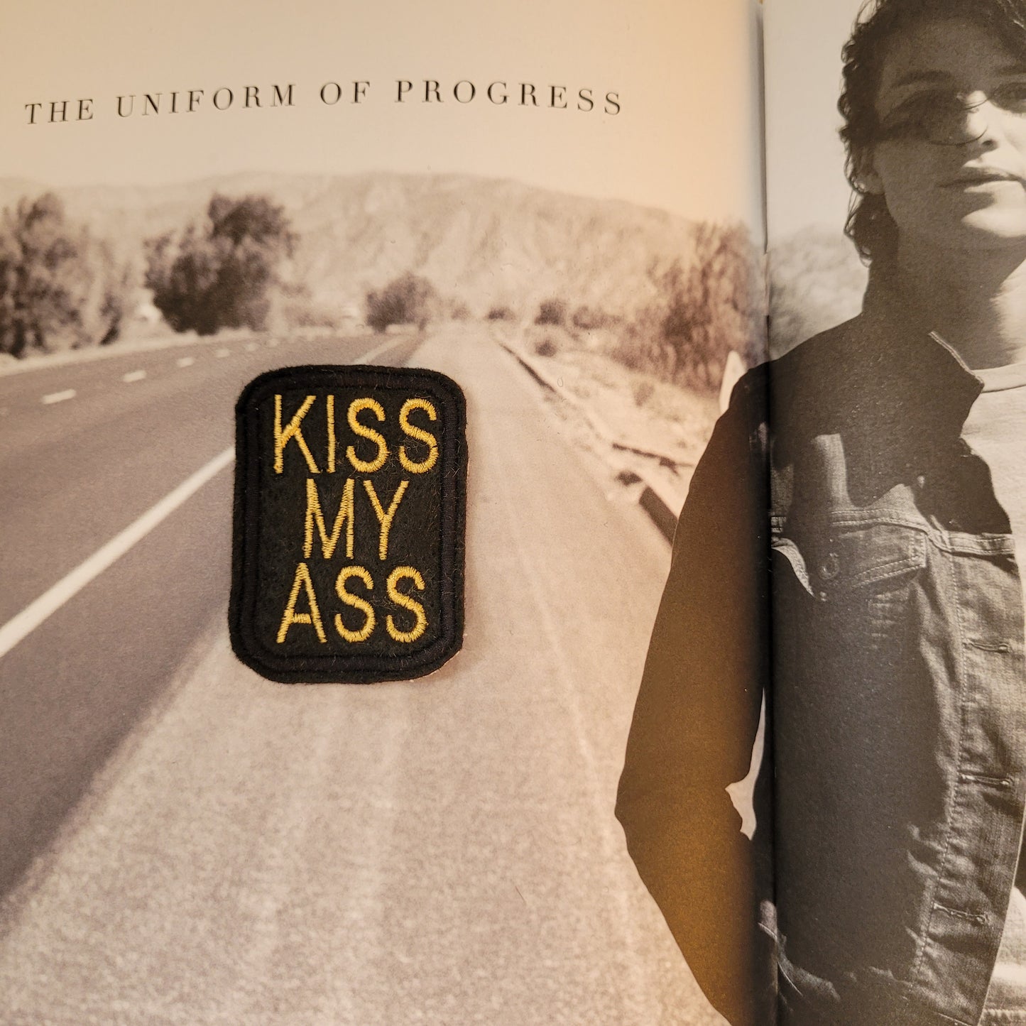 Patch Brodé Kiss My Ass - PUNK & COTON