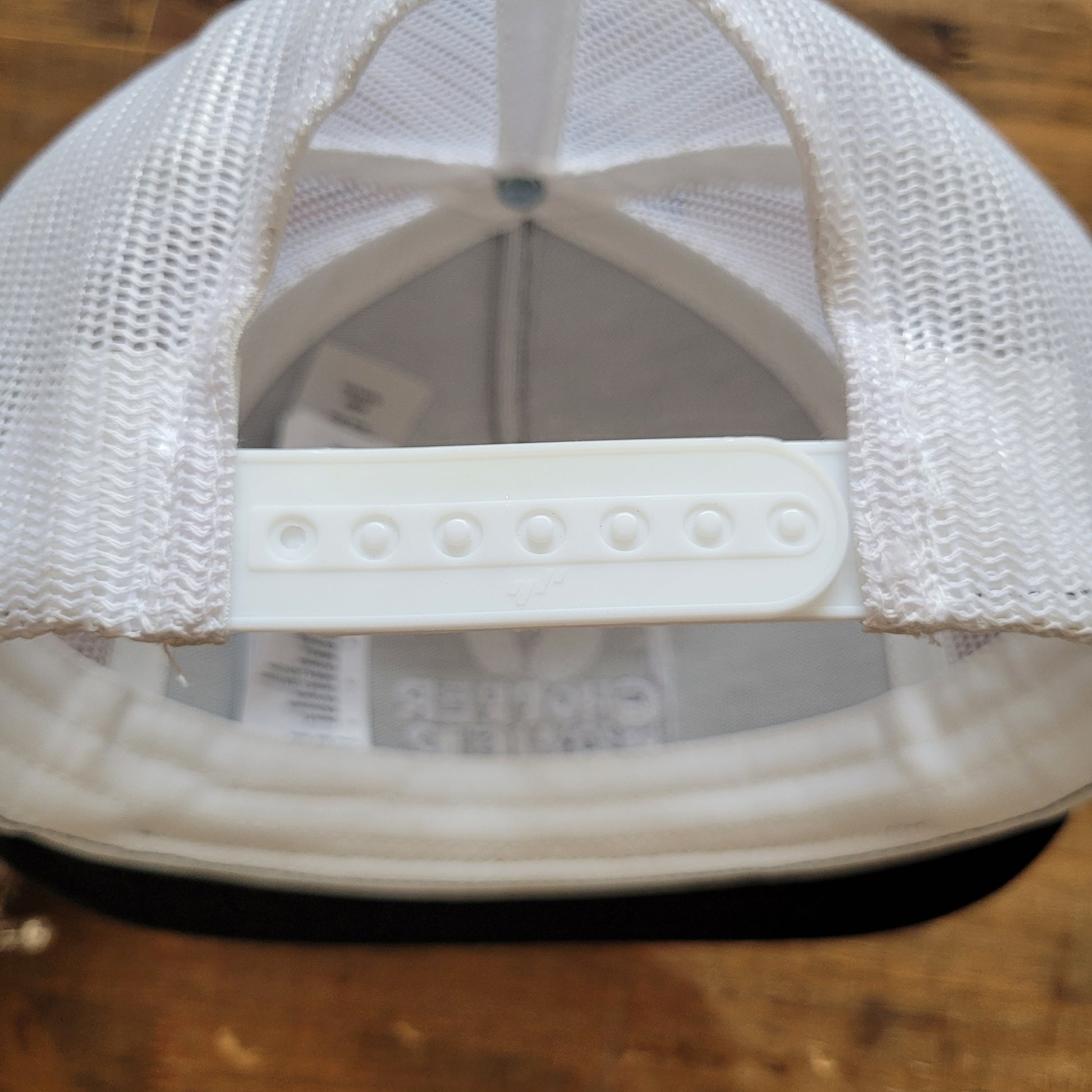 Trucker Cap  Brodé "CHOPPER POWER" Version Fond Noir / Blanc - PUNK & COTON