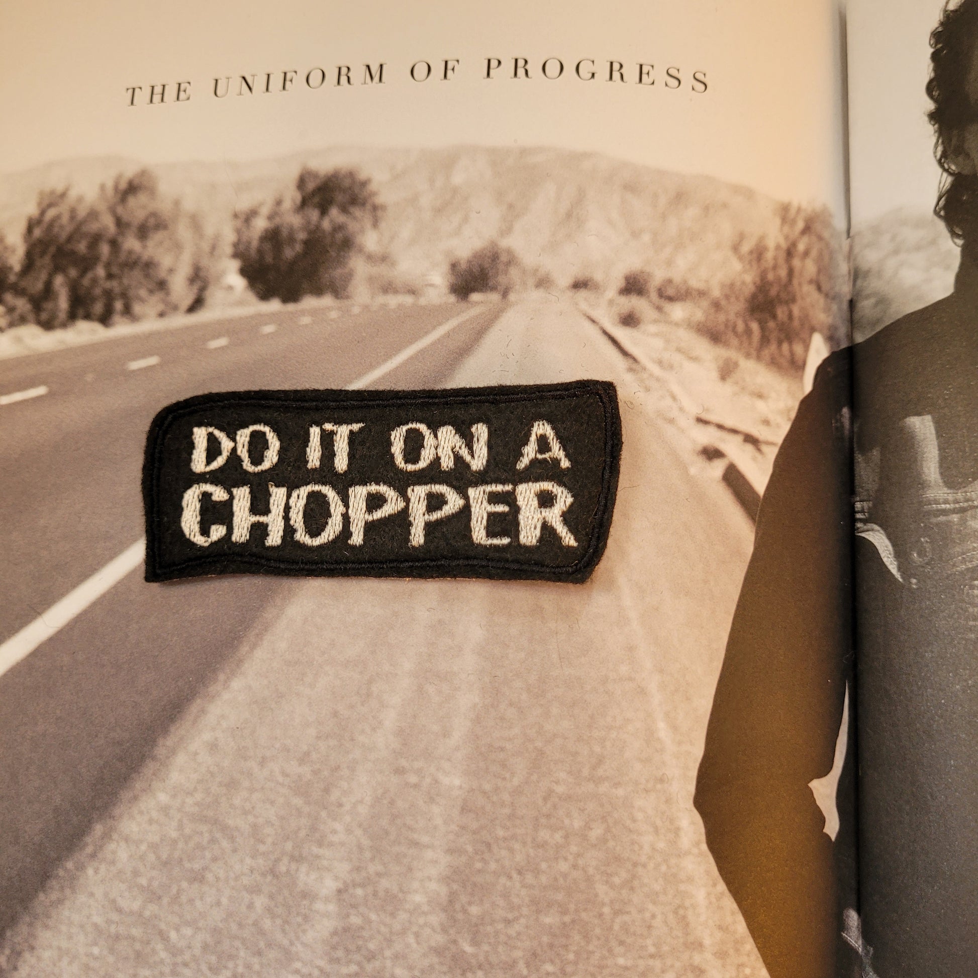 Patch Brodé Do it on a chopper - PUNK & COTON