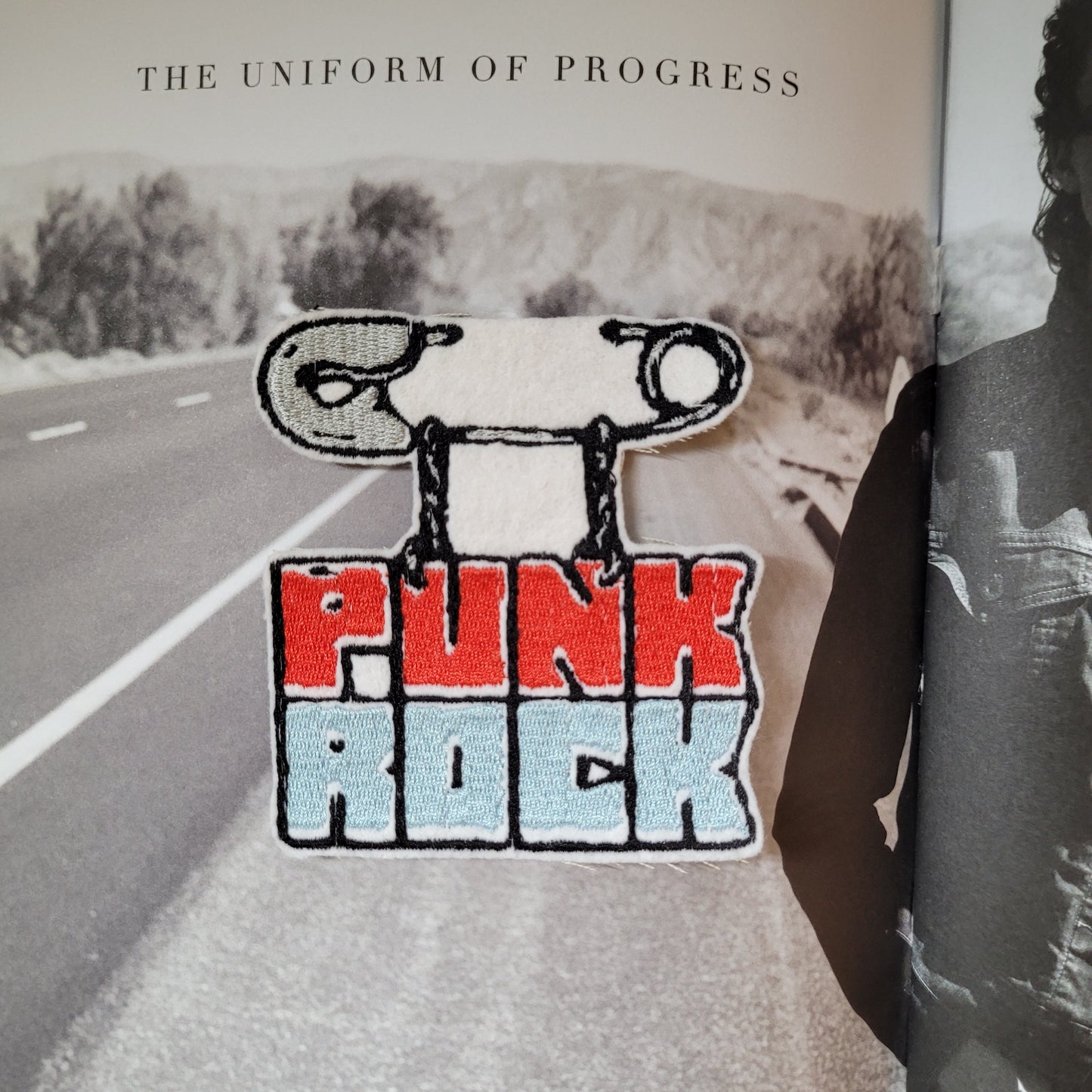 Patch Brodé / Ecusson PUNK ROCK - PUNK & COTON