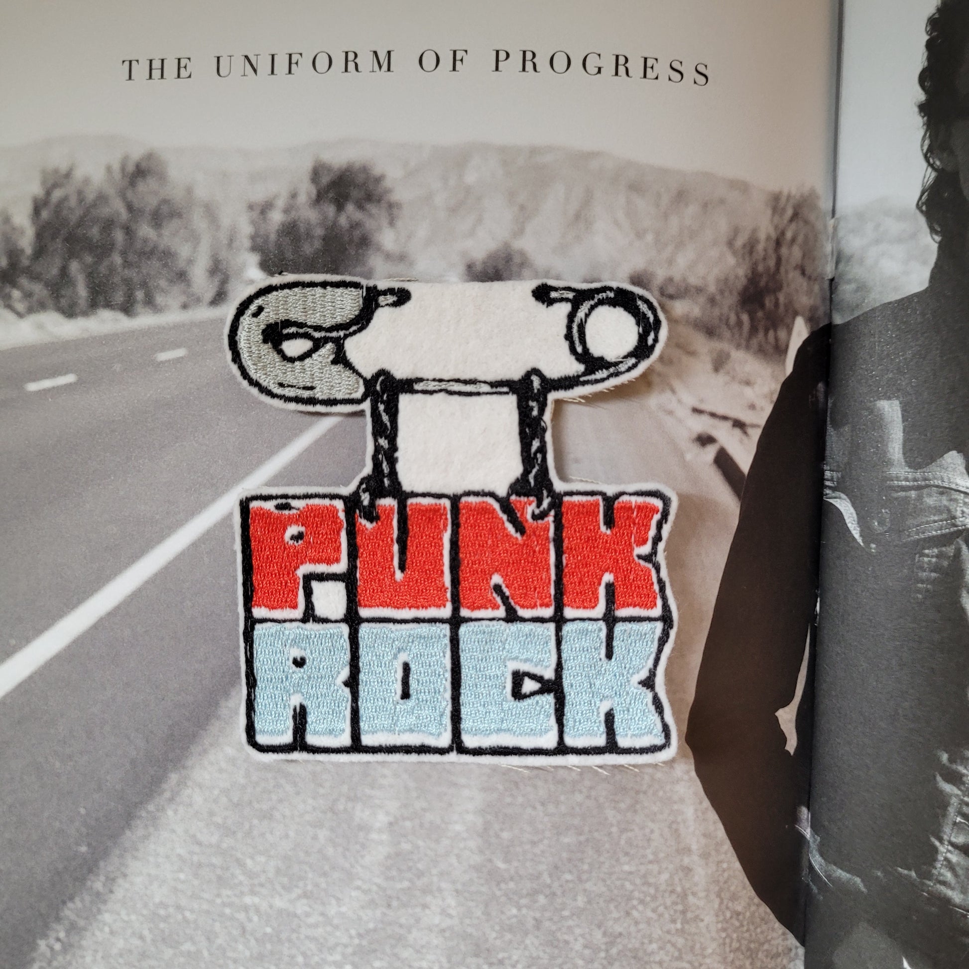 Patch Brodé / Ecusson PUNK ROCK - PUNK & COTON