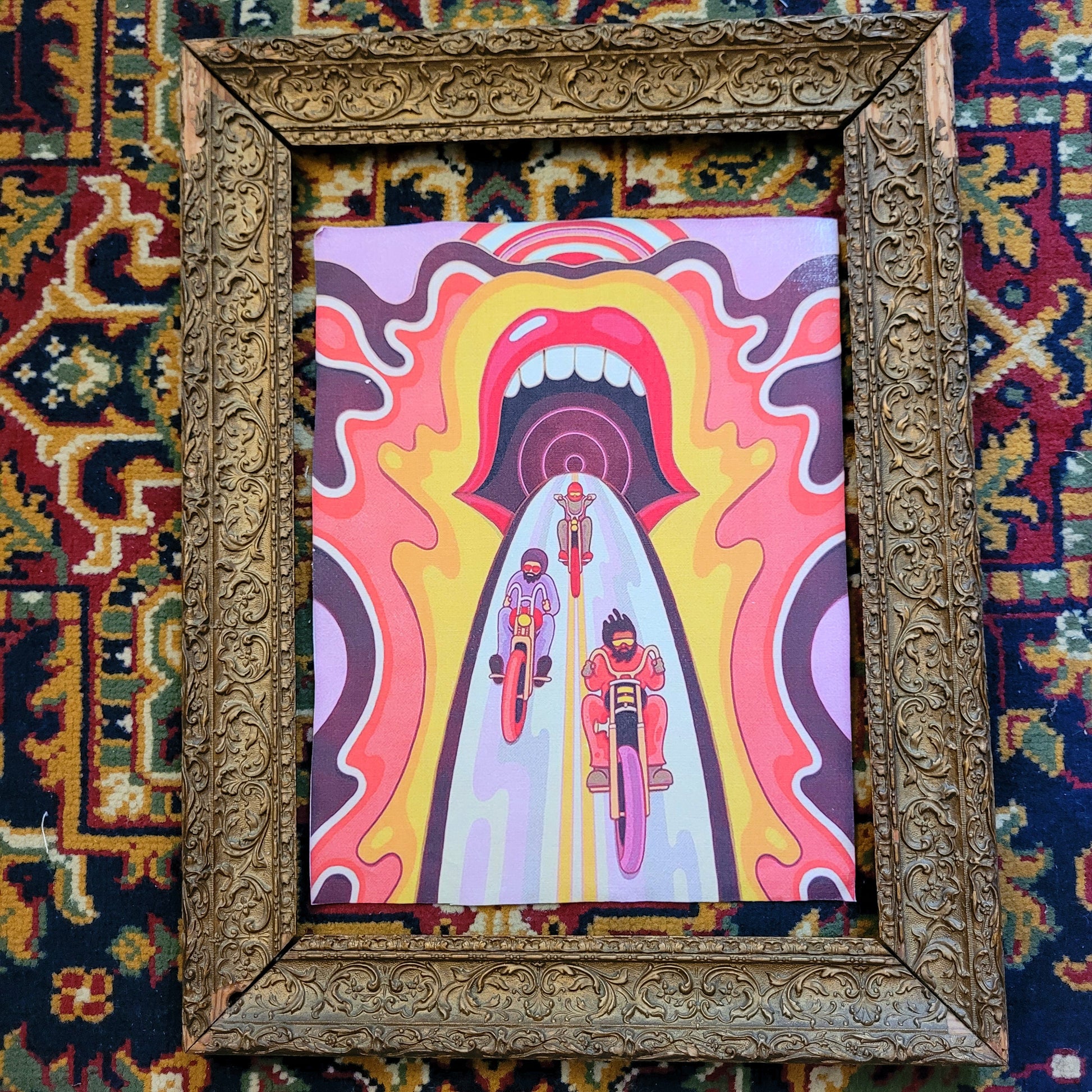 Backpatch "Psychedelic Choppers" - PUNK & COTON