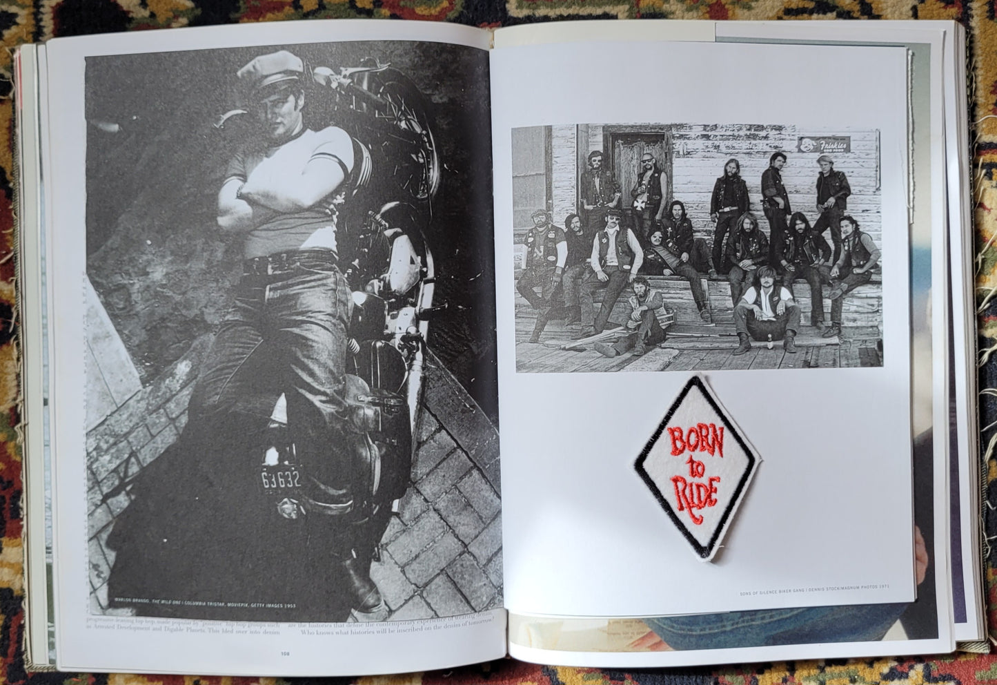 Patch Brodé Born to Ride - PUNK & COTON