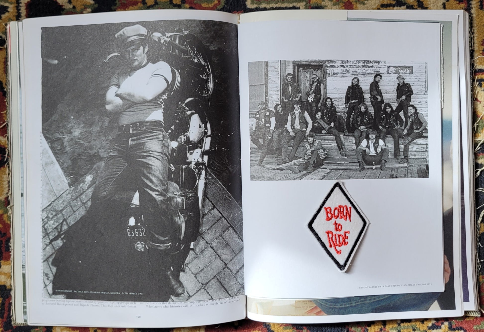 Patch Brodé Born to Ride - PUNK & COTON