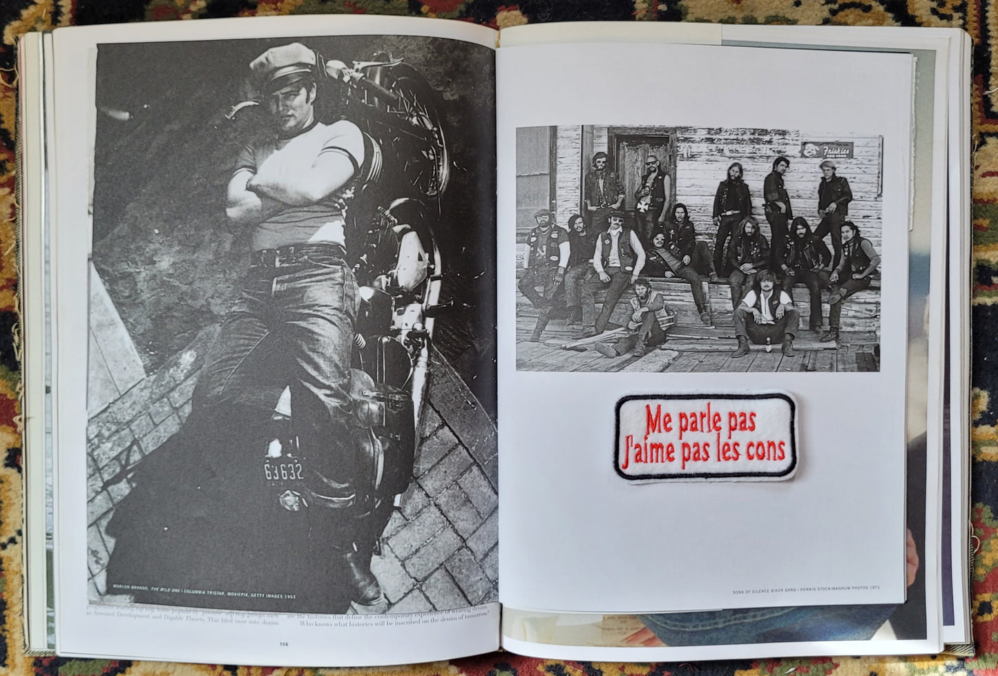 Patch Brodé Me parle pas J'aime pas les cons VERSION ROUGE/BLACK - PUNK & COTON