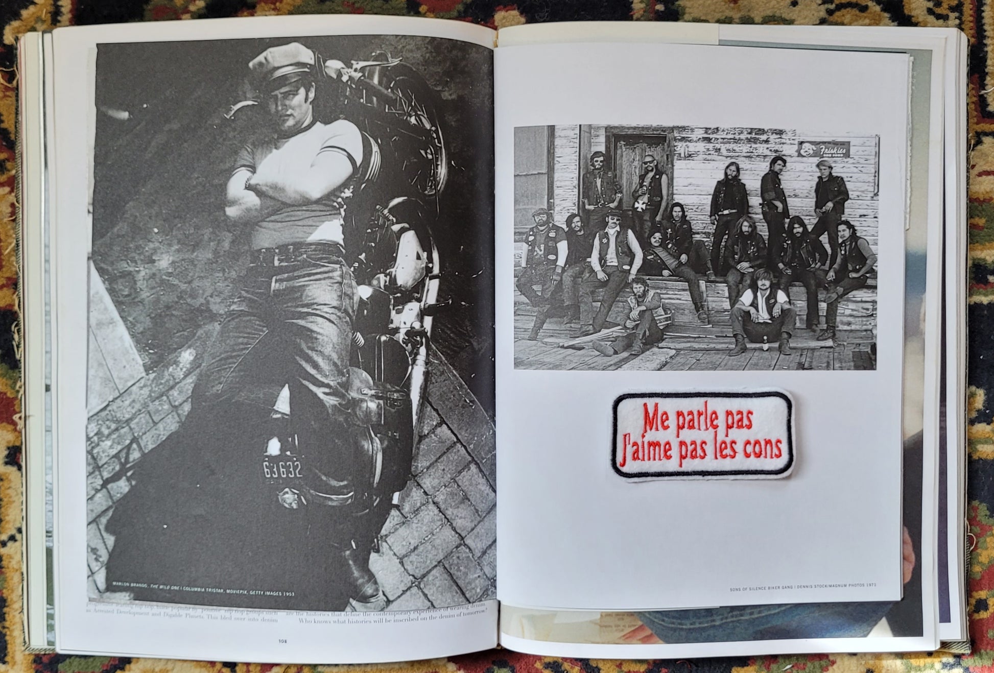 Patch Brodé Me parle pas J'aime pas les cons VERSION ROUGE/BLACK - PUNK & COTON