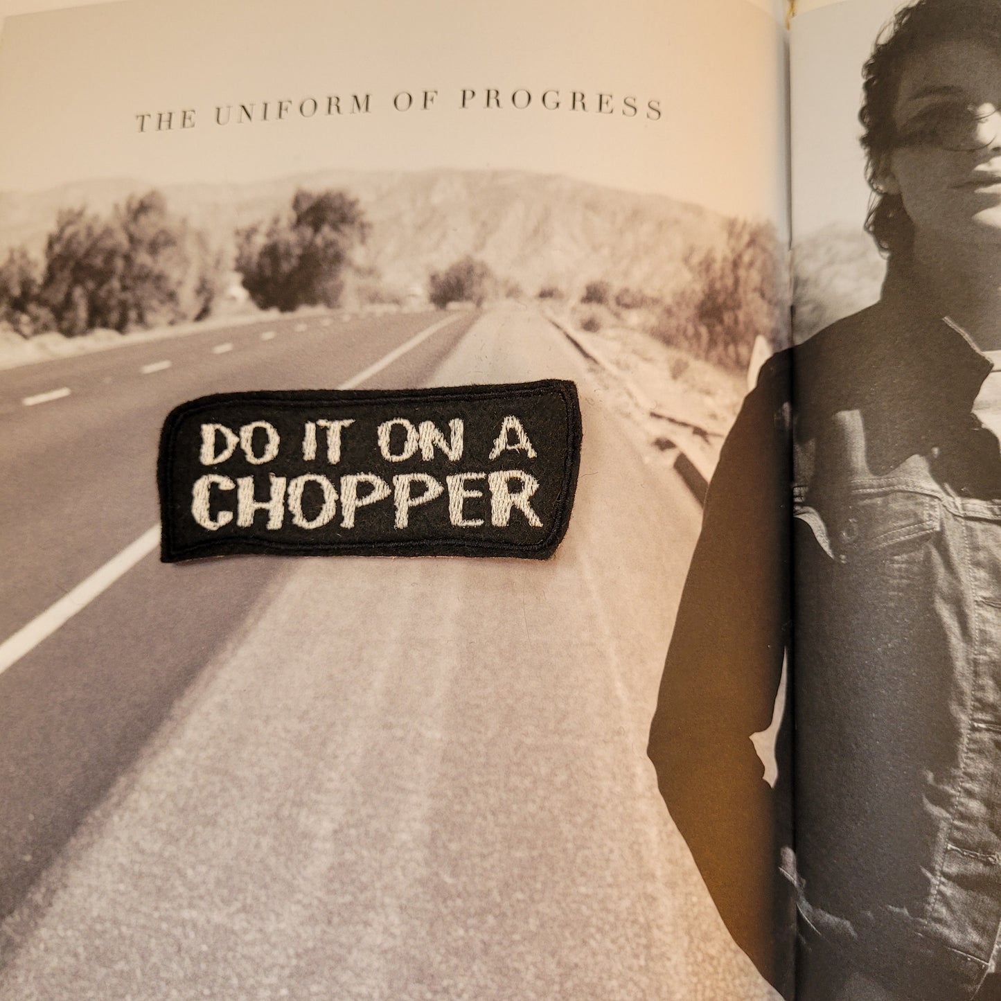 Patch Brodé Do it on a chopper - PUNK & COTON