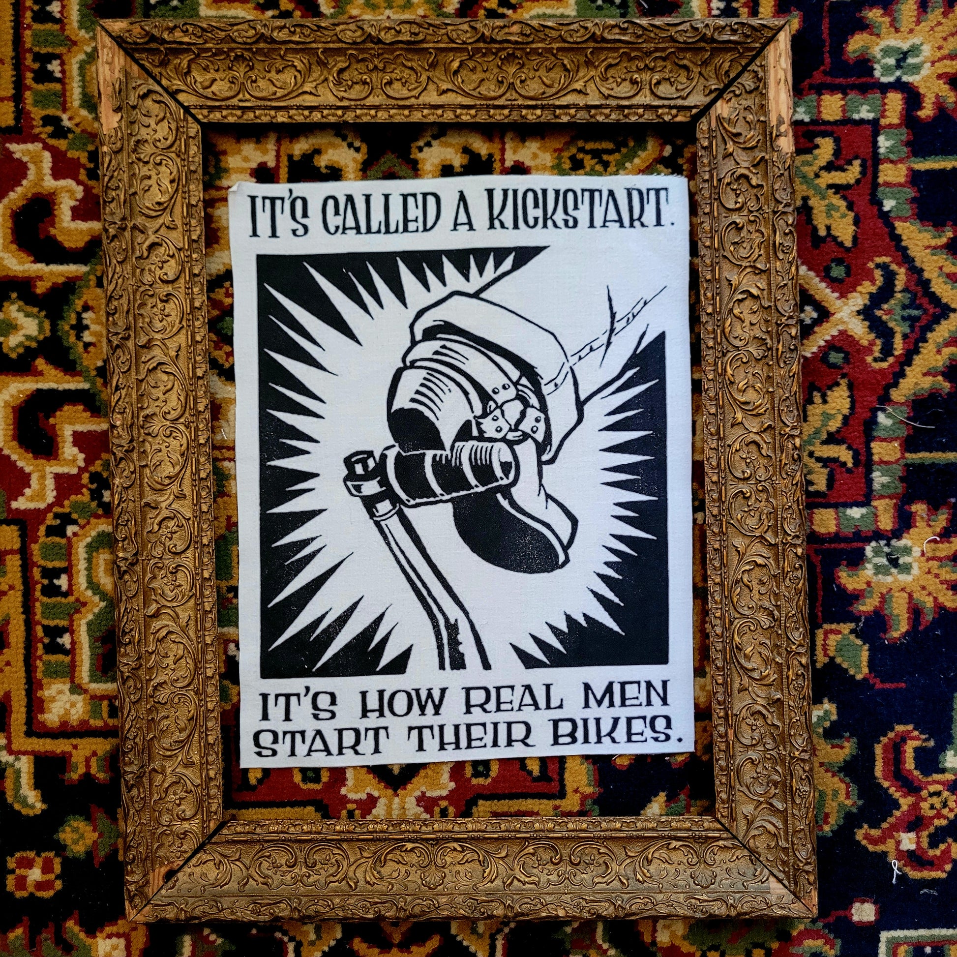 Backpatch "Kickstart" Man - PUNK & COTON