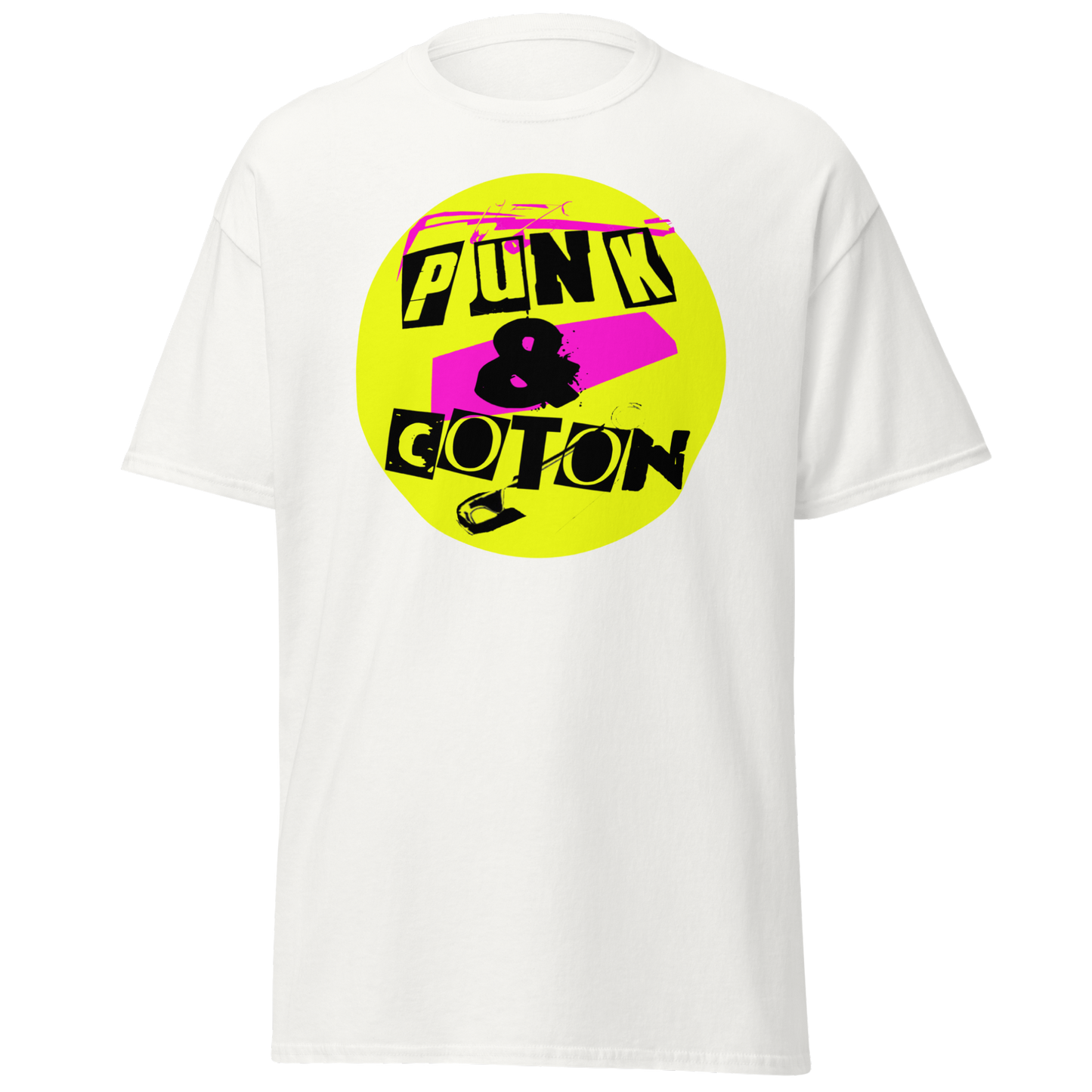T-shirt PUNK and COTON original WHITE - PUNK & COTON