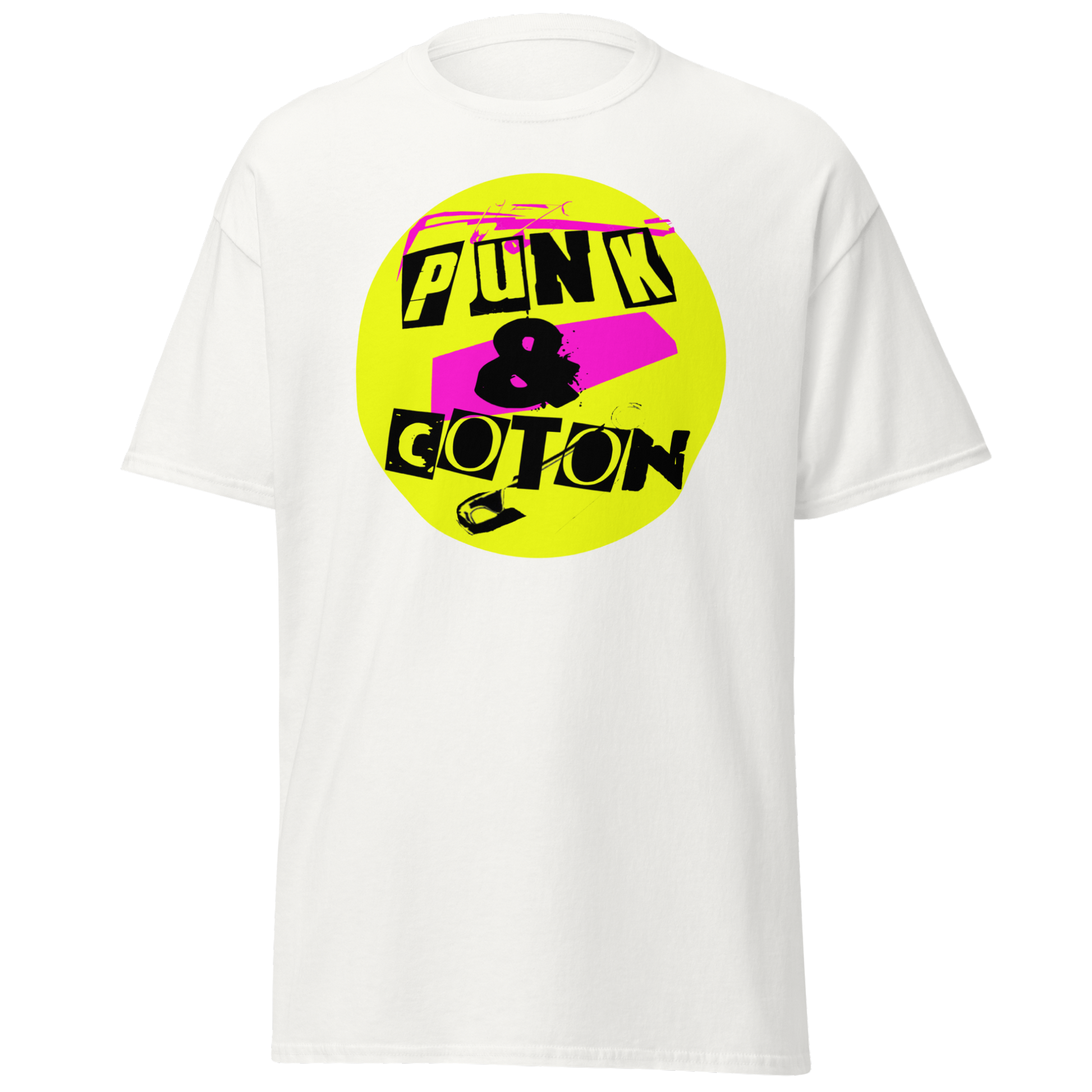 T-shirt PUNK and COTON original WHITE - PUNK & COTON