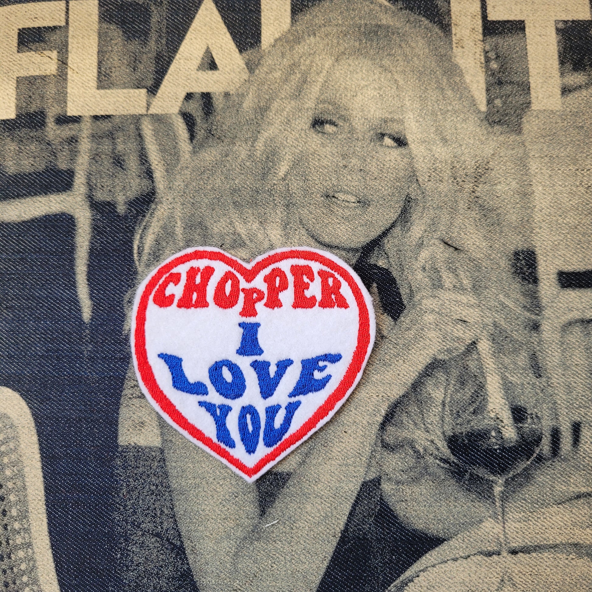 Patch Brodé Choper I Love You - PUNK & COTON
