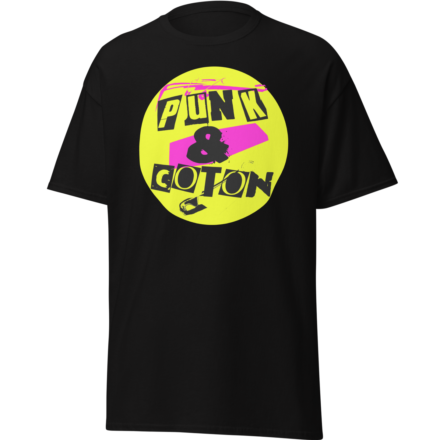T-shirt PUNK and COTON original BLACK - PUNK & COTON