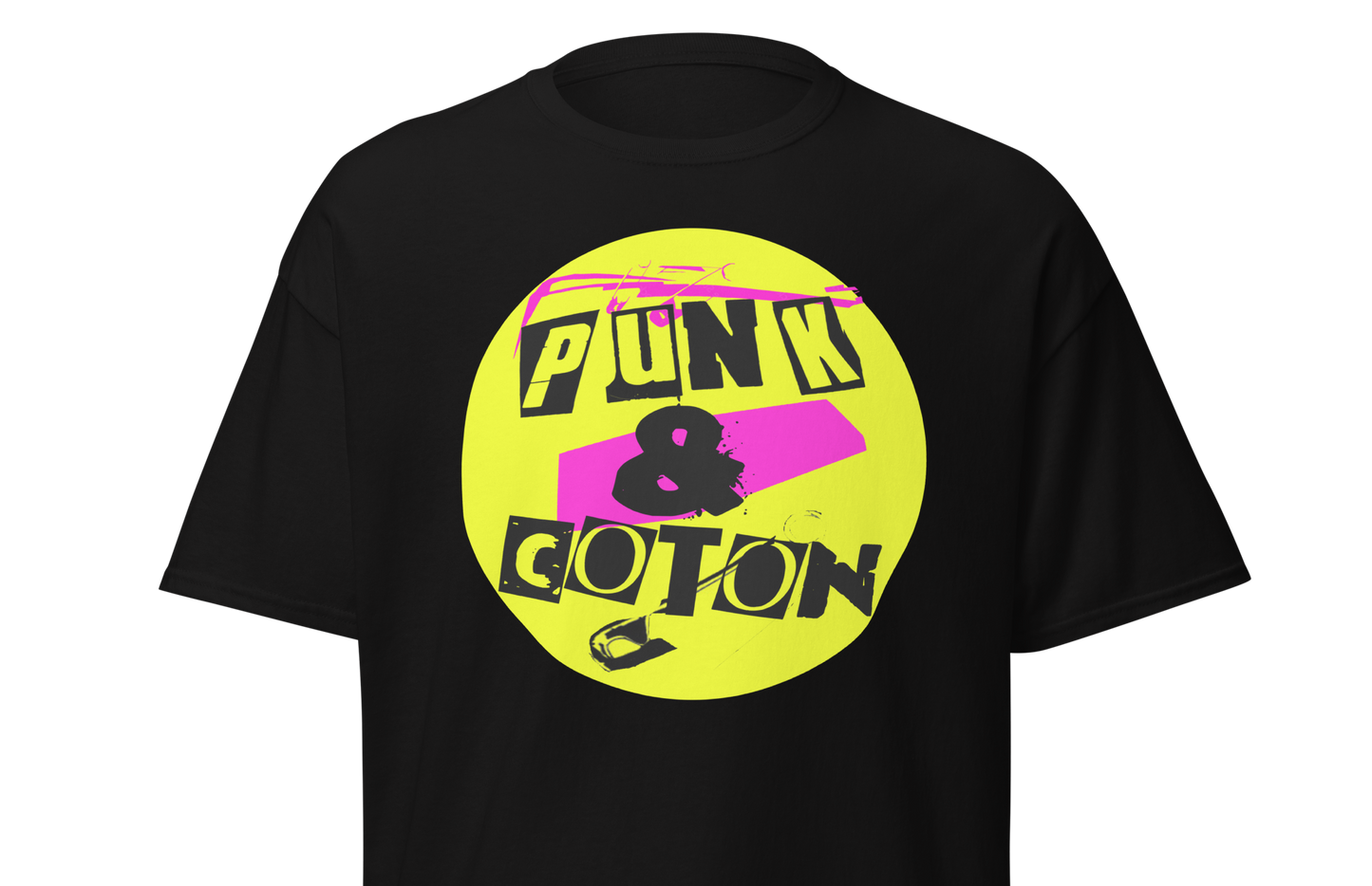 T-shirt PUNK and COTON original BLACK - PUNK & COTON
