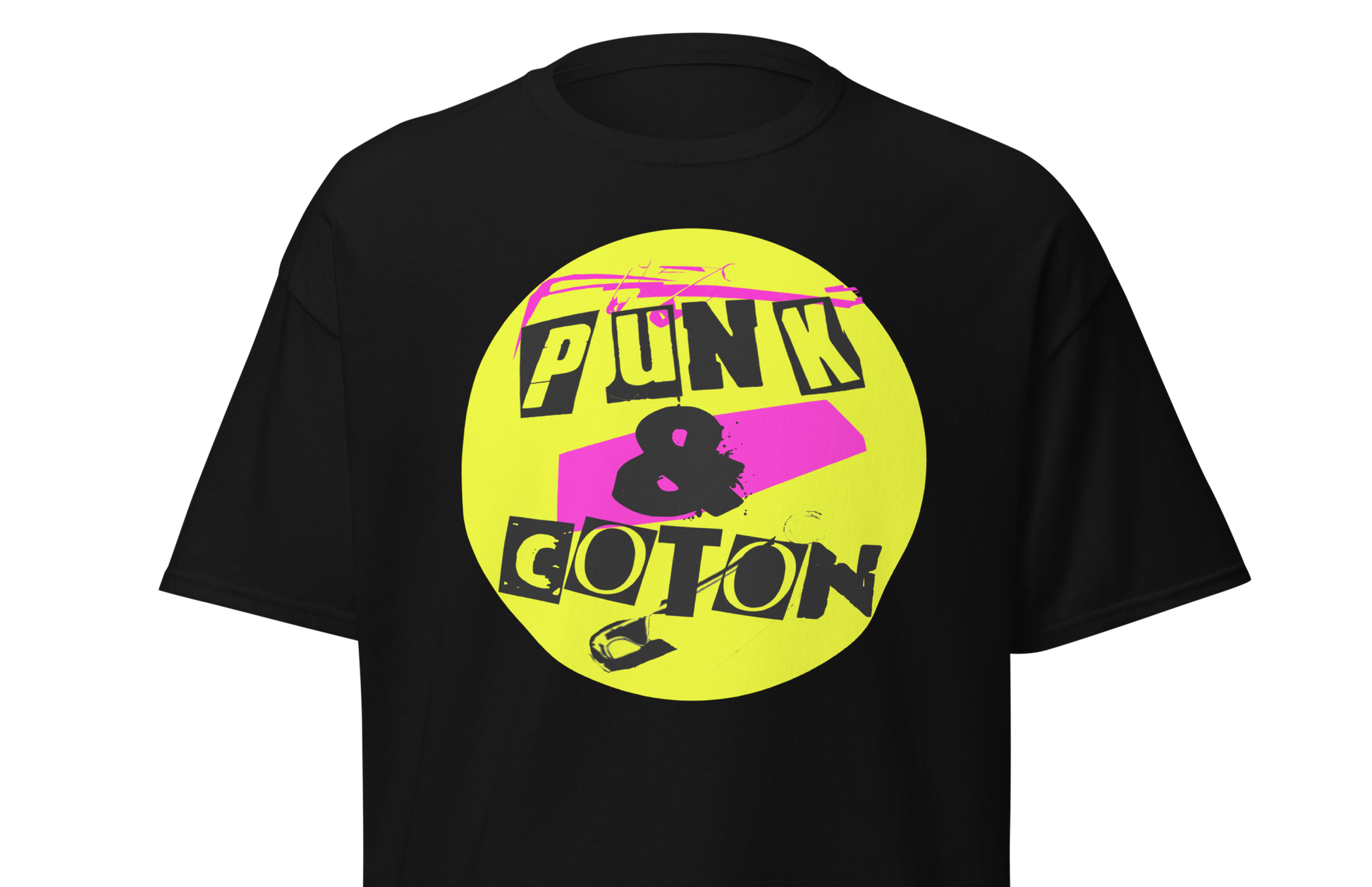T-shirt PUNK and COTON original BLACK - PUNK & COTON