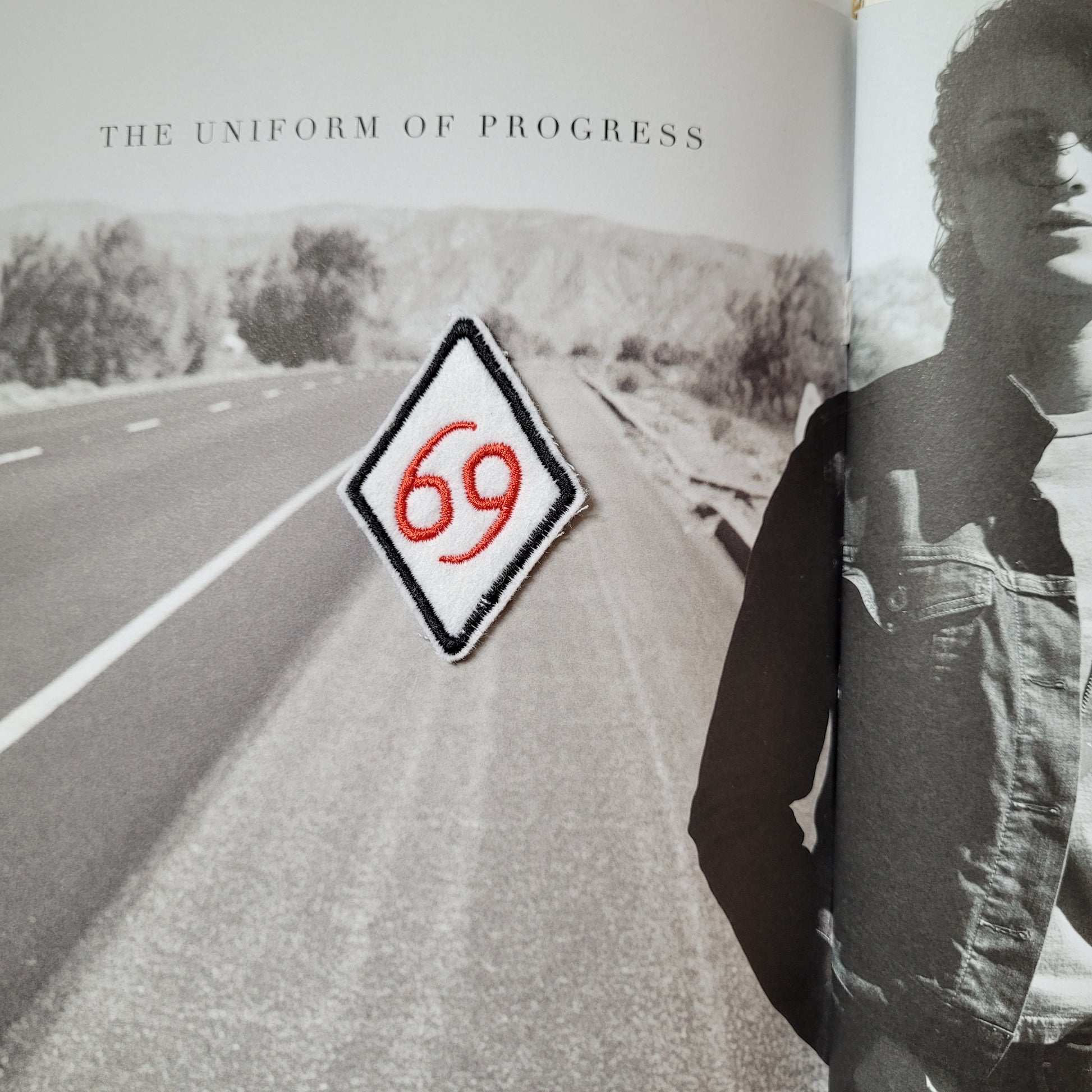 Patch Brodé 69 LOSANGE ( version chiffre fin) - PUNK & COTON